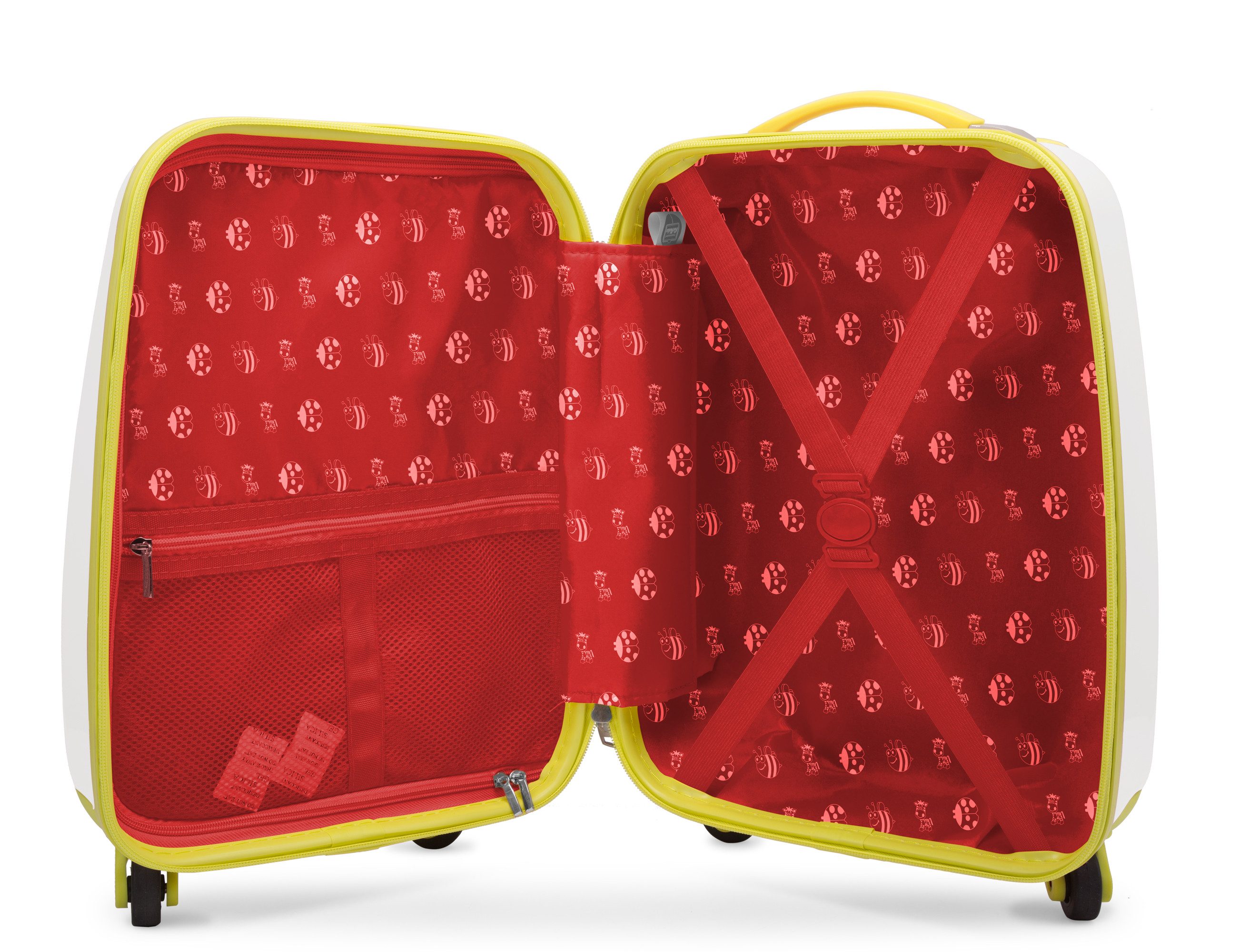Hauptstadtkoffer Handgepäckkoffer For Kids, 4 Rollen, Kindertrolley Kinder-Koffer Kindergepäck Hartschale