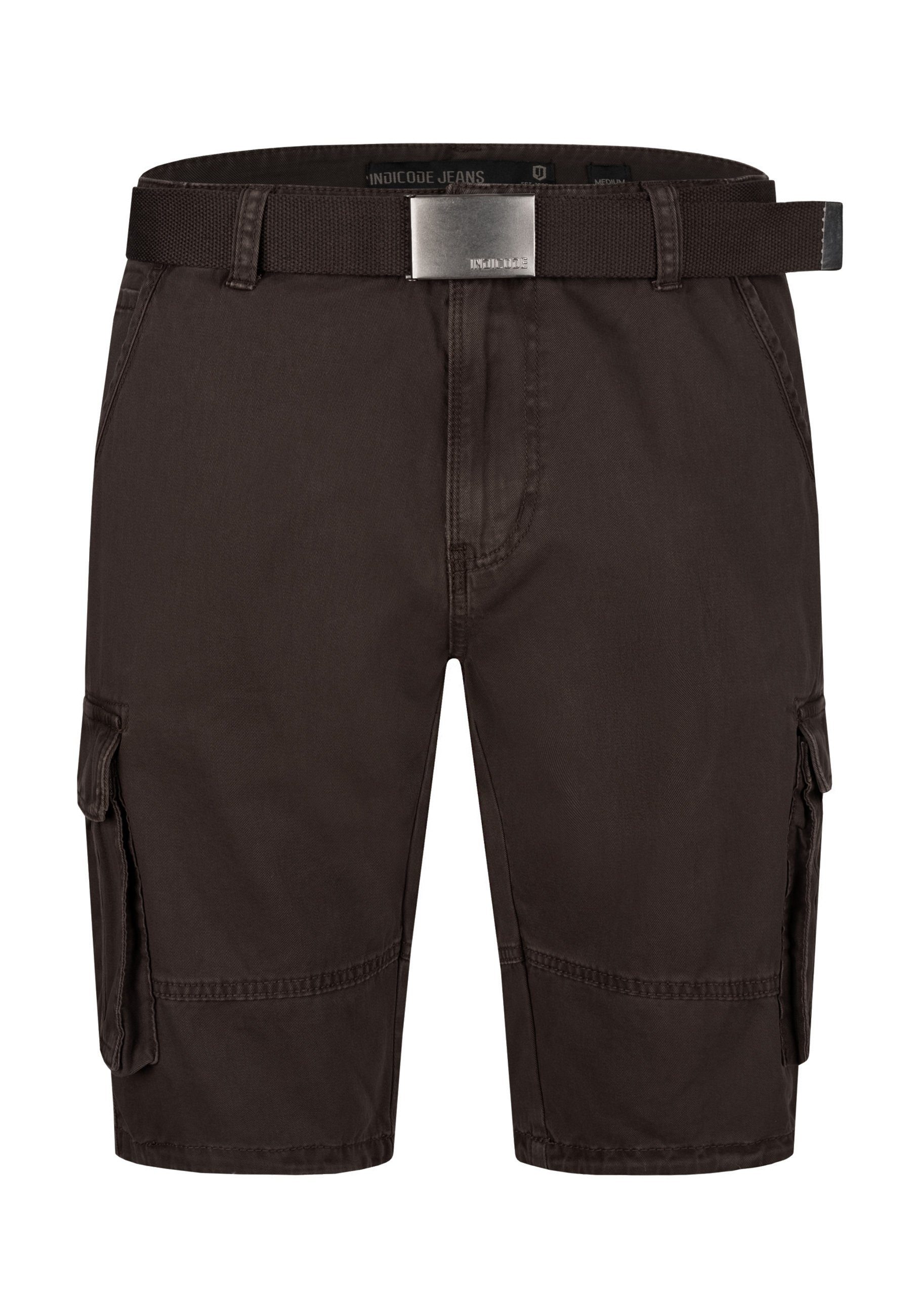 Brown Blixt Dk Cargoshorts Indicode