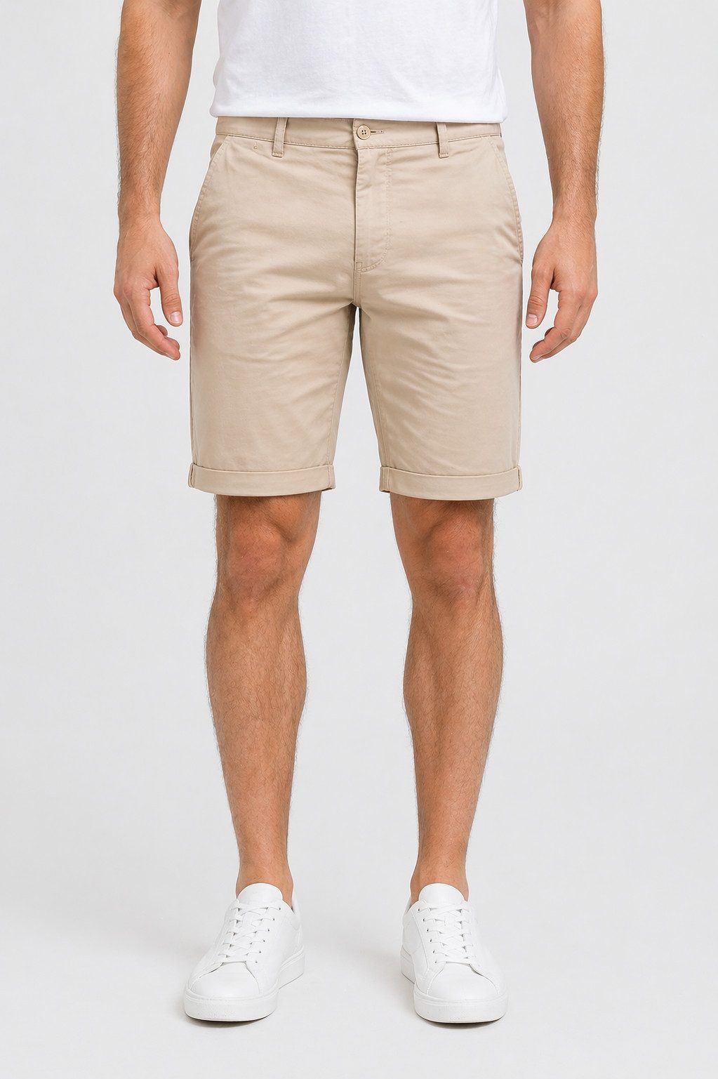 Smith & Solo Chinoshorts Kurze Hosen Herren, Baumwolle Shorts Männer Sommer Elasthan, Bermuda, Casual