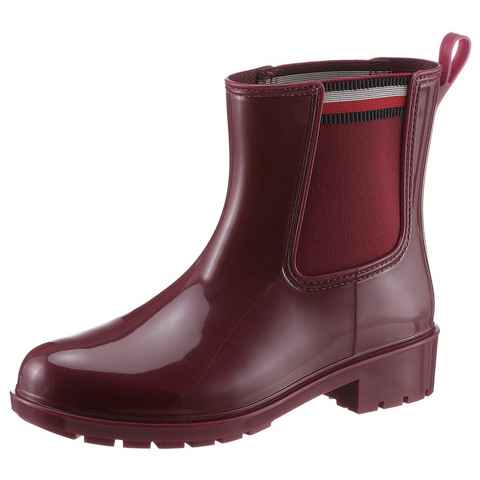 Tommy Hilfiger CORPORATE ELASTIC RAINBOOT Chelseaboots mit beidseitigem Stretcheinsatz