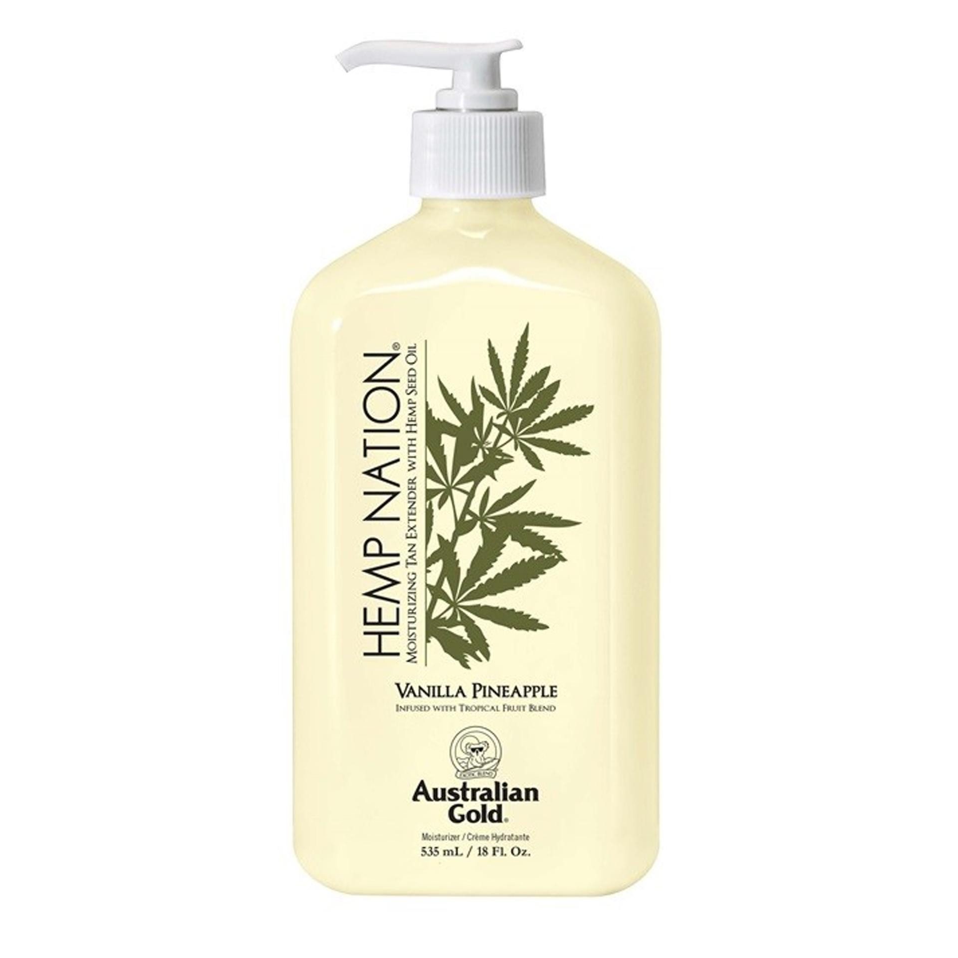 Australian Gold Selbstbräunungslotion Hemp Nation Vanilla Pineapple, Feuchtigkeitspflegend, After Sun