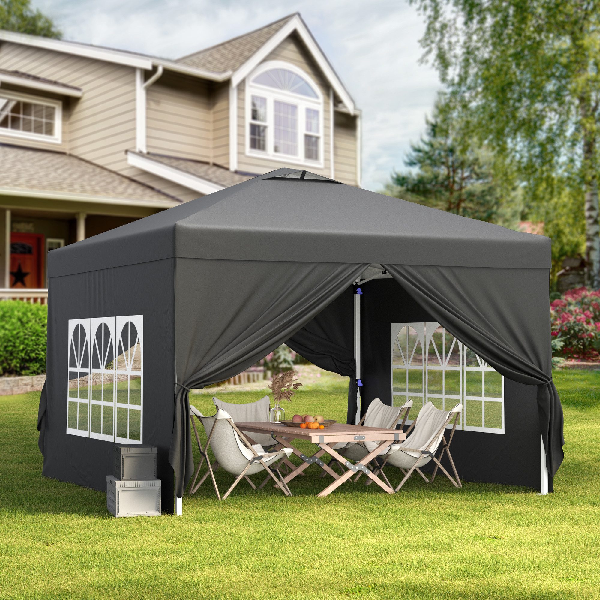 Bealife Pavillon 3x3m Pop-Up Pavillon mit günstig online kaufen
