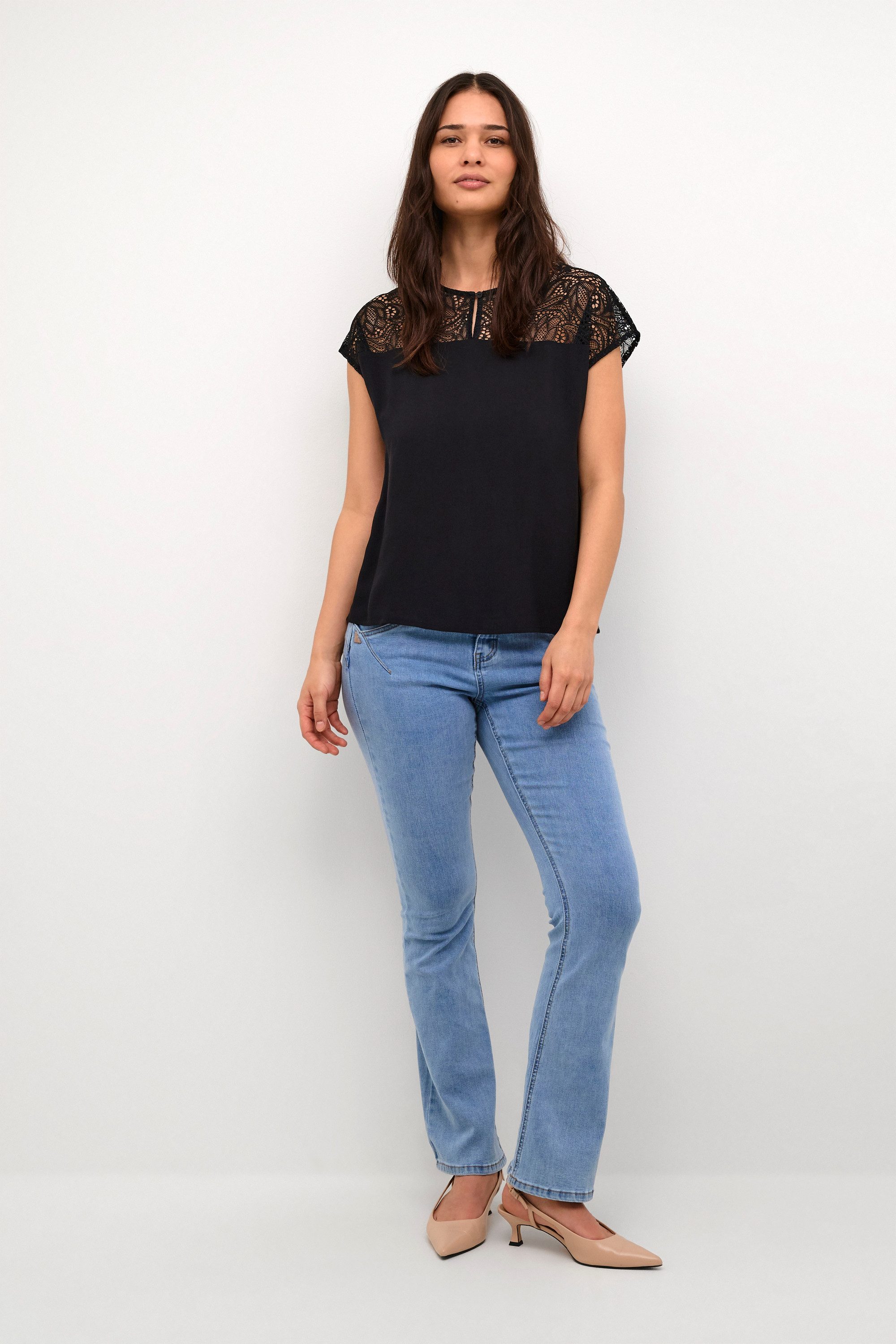 Cream Kurzarmbluse Bluse kurzarm CRLivi