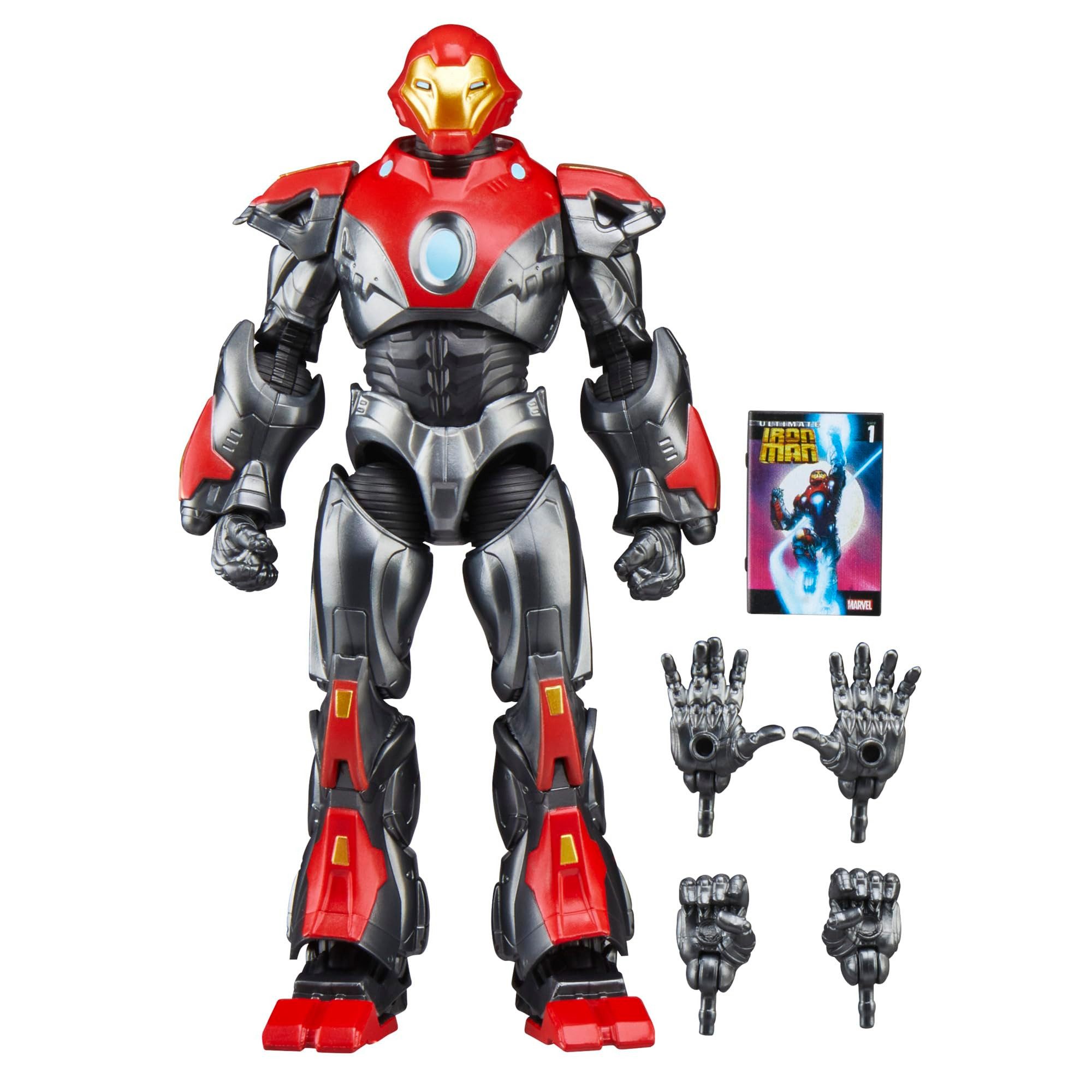 Hasbro Actionfigur Marvel Legends Series Ultimate Iron Man, detailgetreue Marvel Legends-Sammelfigur mit vielen Bewegungspunkten