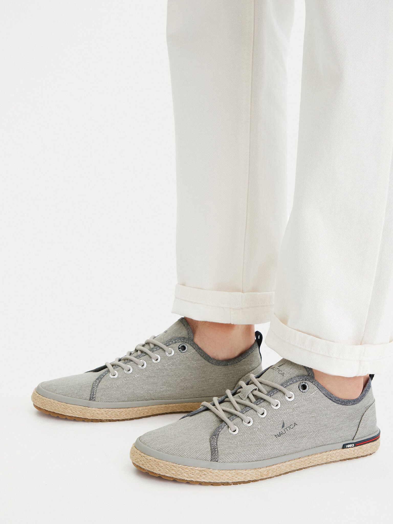 NAUTICA Nautica Frauen-Espadrilles Grey NAUTICA-CEO-LEADSMAN-01 Grey Espadrille