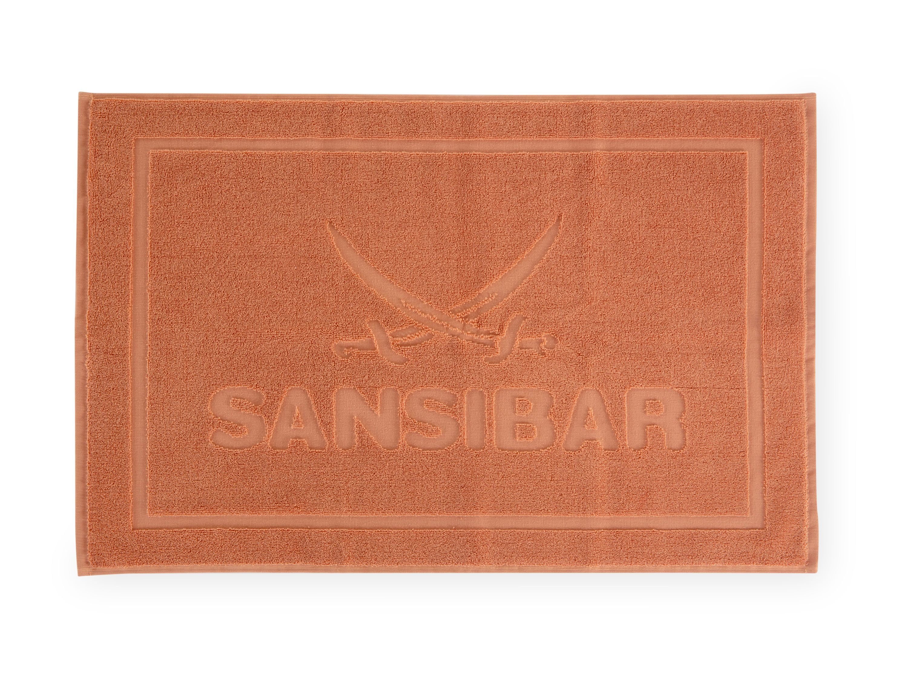 Sansibar Sylt Bademantel Badematte SANSIBAR COAST BHT 70x5x50 cm orange Bad günstig online kaufen