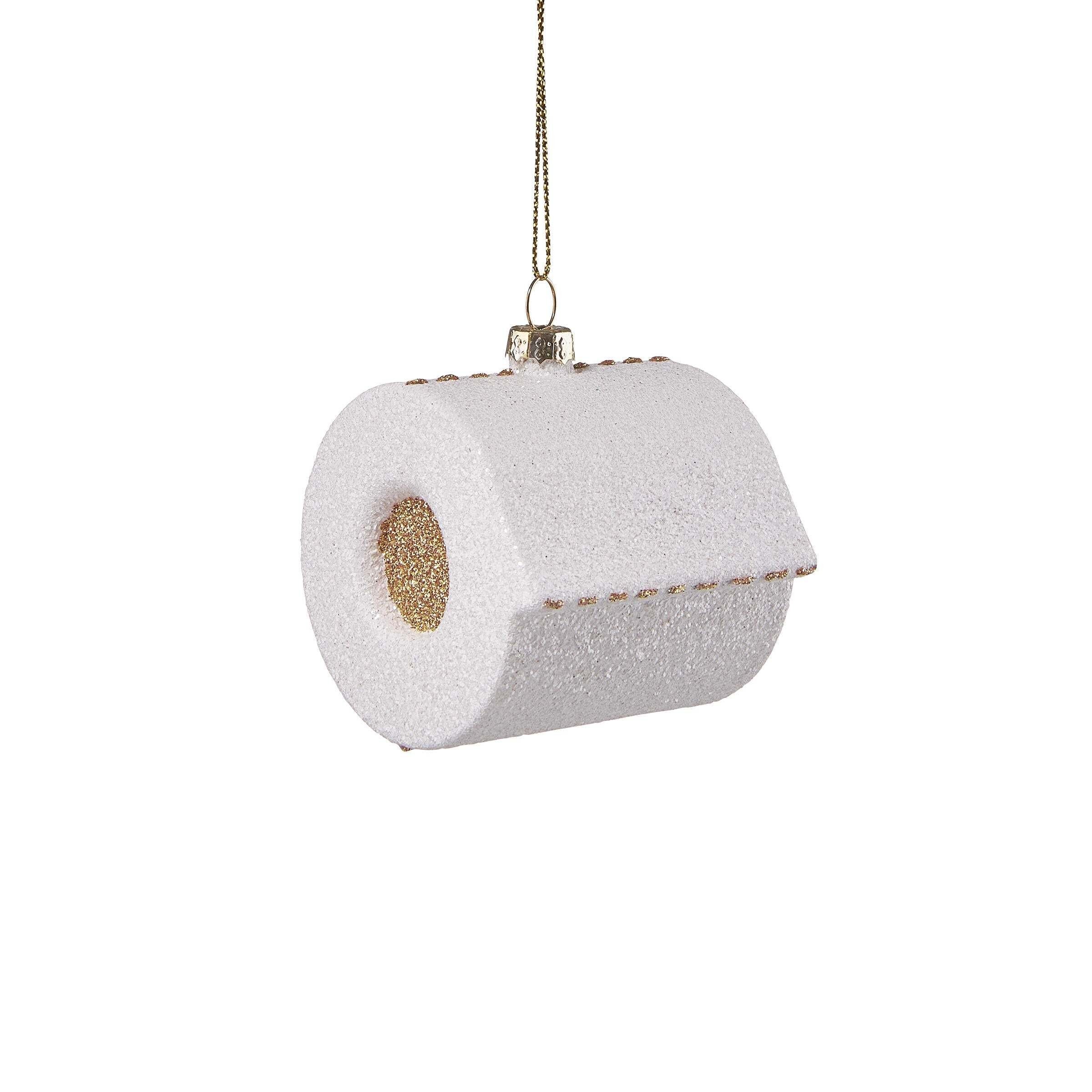 Fachvertrieb BUTLERS Weihnachtsbaumkugel Toilettenpapier Anhänger ON HANG