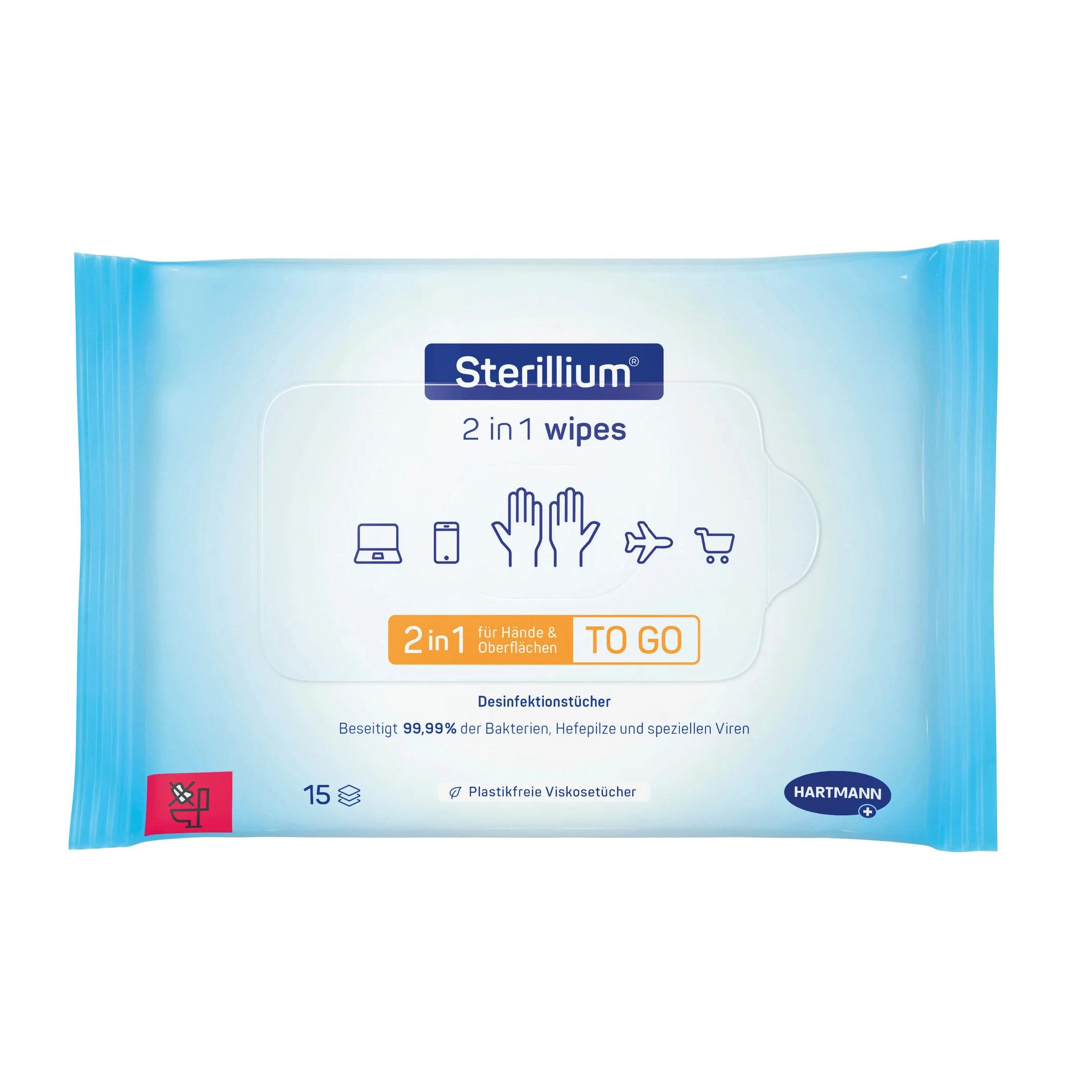 Bode Chemie Sterillium 2 in 1 wipes Desinfektionstücher Hand-Desinfektionsmittel