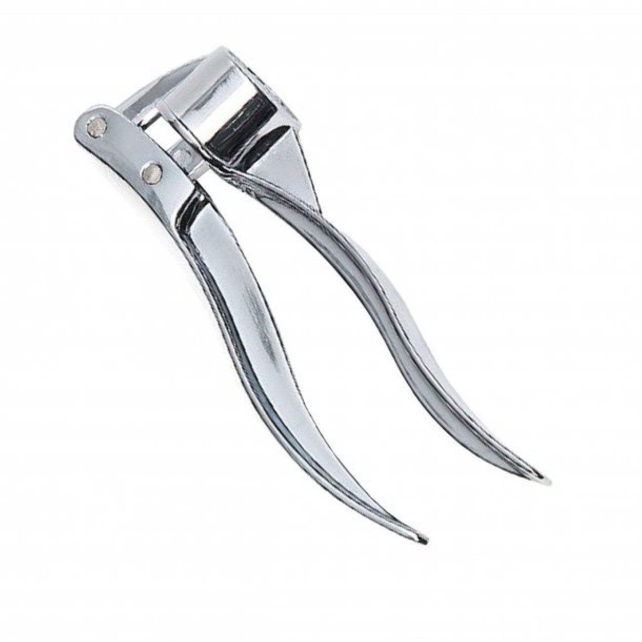 axentia Knoblauchpresse 15 cm (1 St), Aluminium-Druckguss, aus Aluminium-Druckguss, kompakt & praktisch