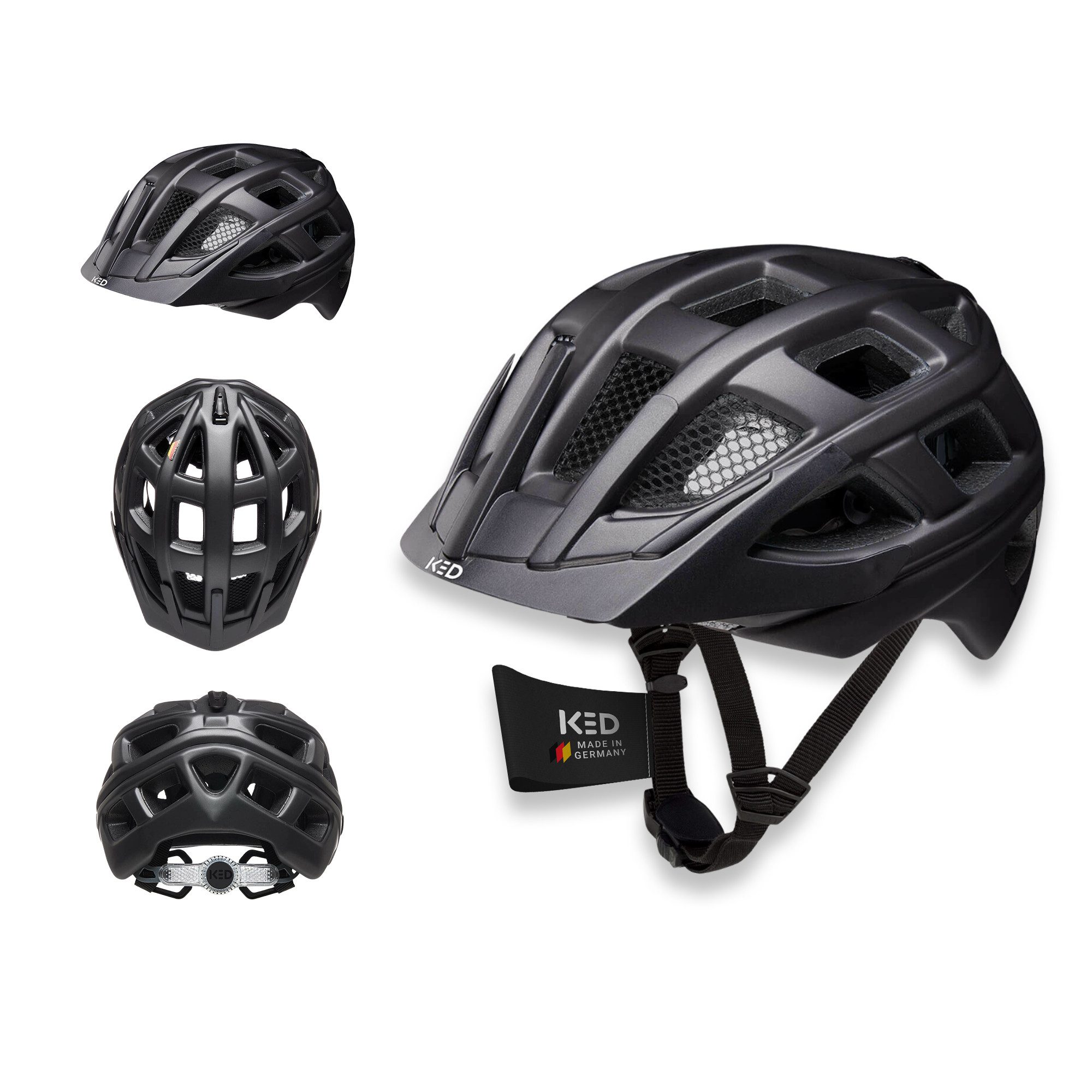 KED Fahrradhelm Kailu Jugend MTB Helm – Robuster Mountainbike-Helm
