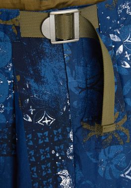 Gulliver Stoffhose mit Vintage-Muster und Gürtel