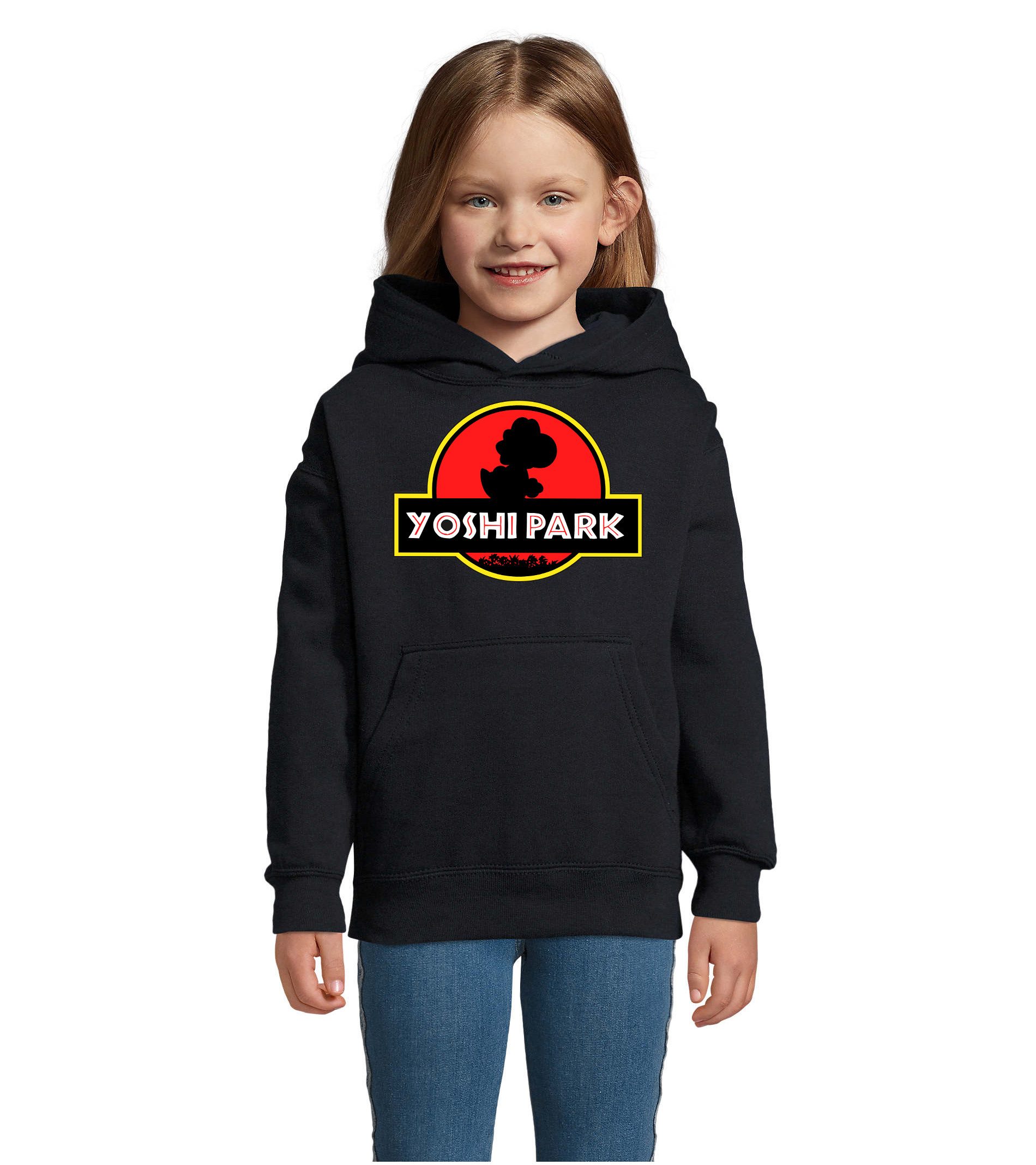 Hoodie YoshiPark Kinder Hoodie Retro Dino Motiv Gaming Freizeit Kultlook