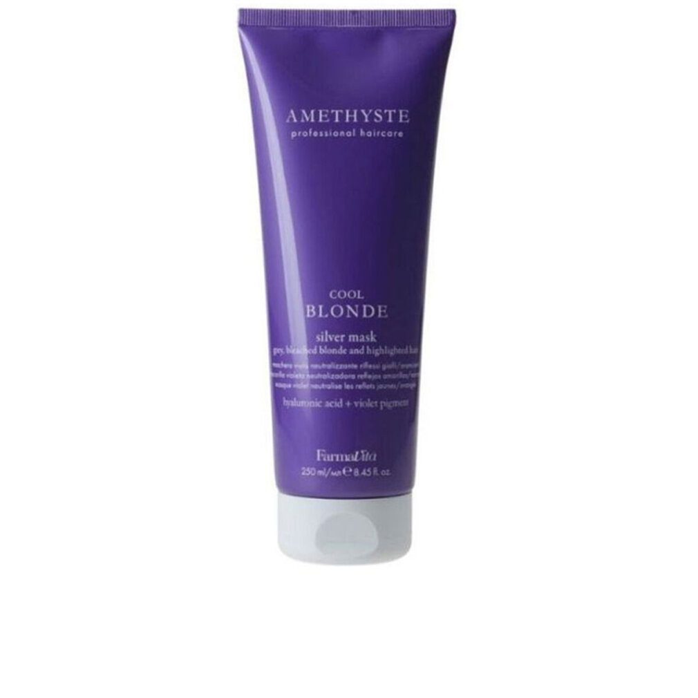 Farmavita Haarpflege-Set AMETHYSTE COOL BLONDE Silbermaske 250 ml
