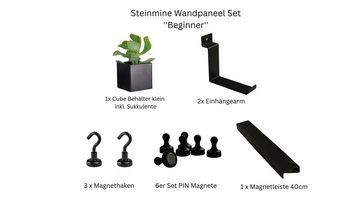 Steinmine Designmanufaktur Küchenorganizer-Set Zubehör-Set, Ablagen, Wandbehälter für Wandorganizer & Akustikpaneelen, (7-tlg)
