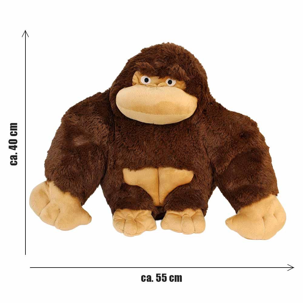 Van Manen Kuscheltier Gorilla Kuscheltier "Bruno" sitzend - ca. 40 cm (1-St)