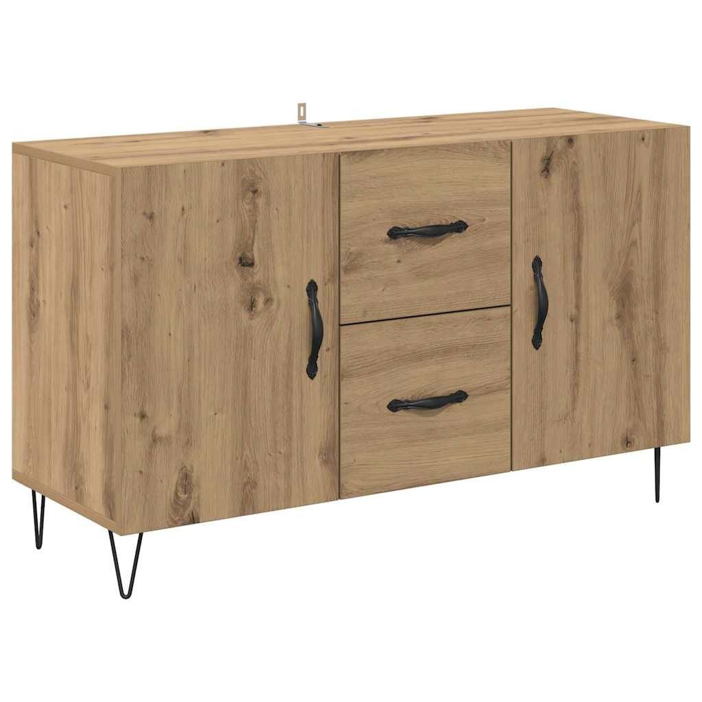 vidaXL Sideboard Sideboard Artisan-Eiche 100 x günstig online kaufen