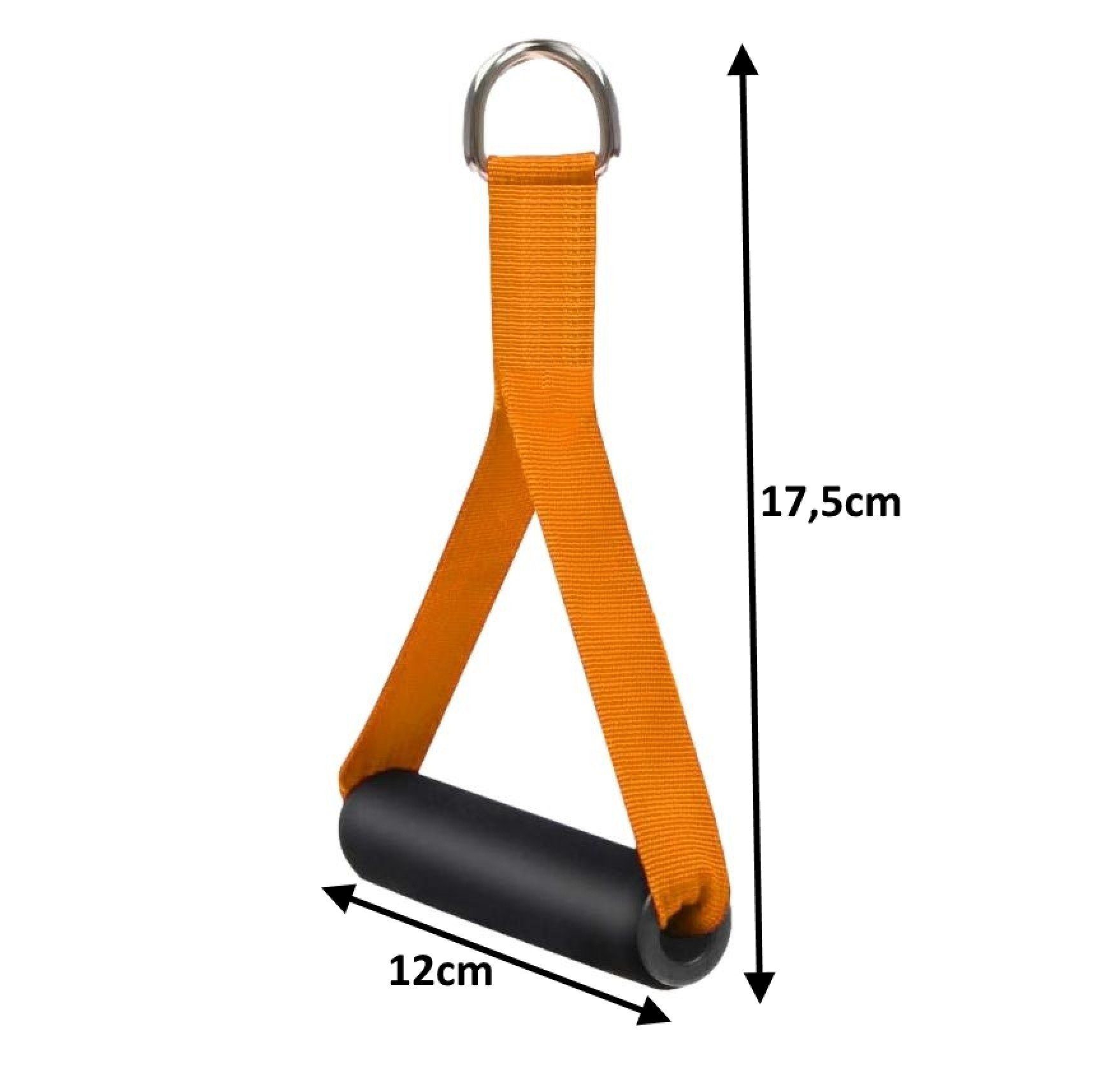 BAYLI Kurzhantel 4er Set Trainingsgriffe Widerstandsbänder, [orange] für Einhandgriff