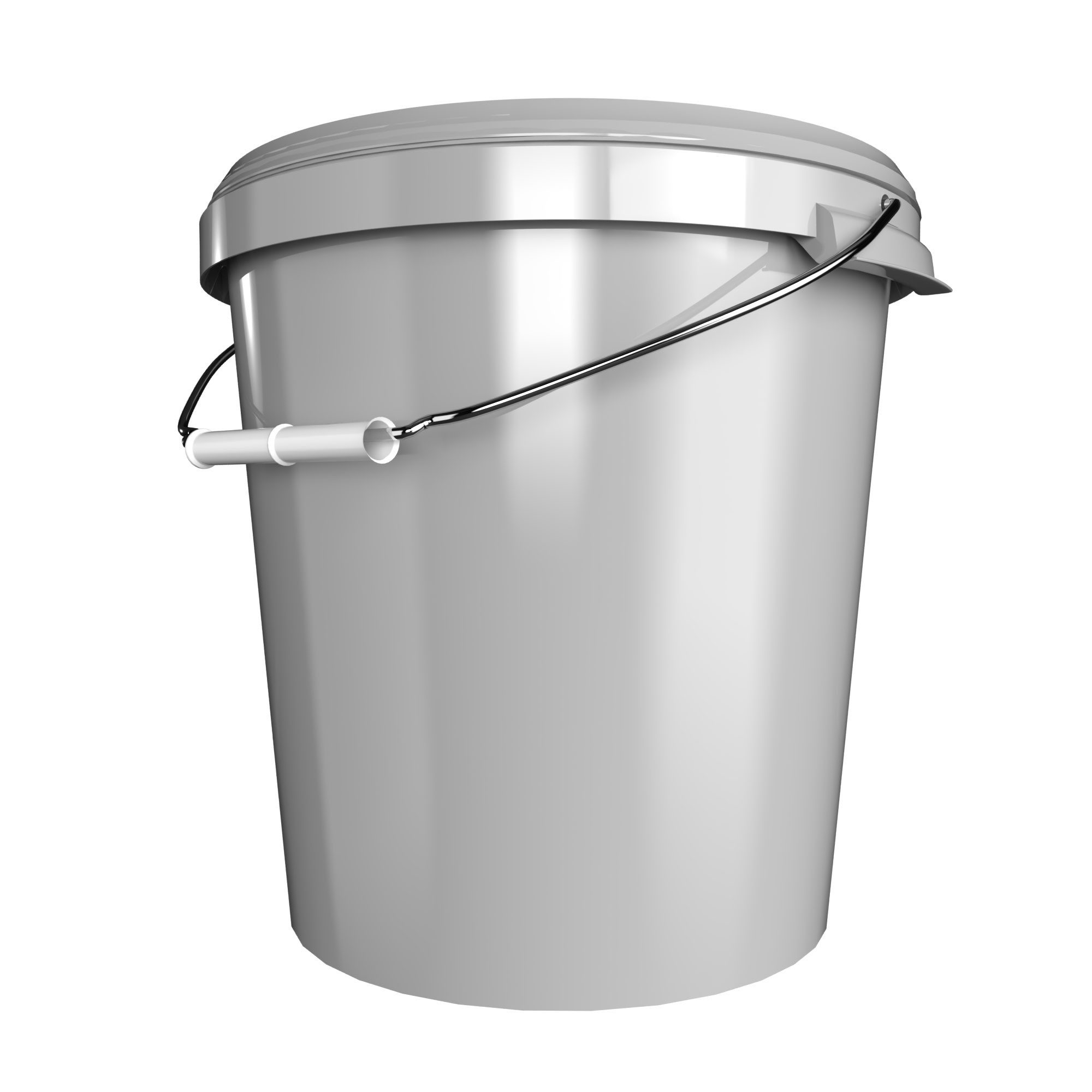 FixedByU Putzeimer Hobbock Eimer mit Deckel 31,5 L, Lebensmittelecht, (Eimer-Set, 1-tlg., Eimer mit Deckel), 30 l