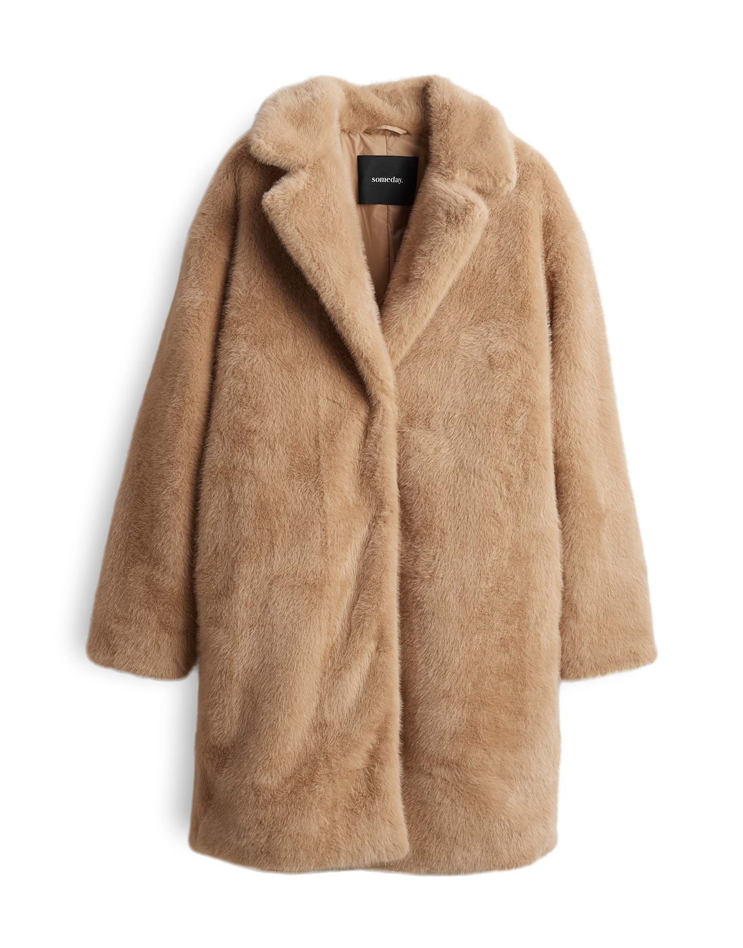 someday Wintermantel VAARILA Regular wattierter Mantel in Felloptik Lockere günstig online kaufen