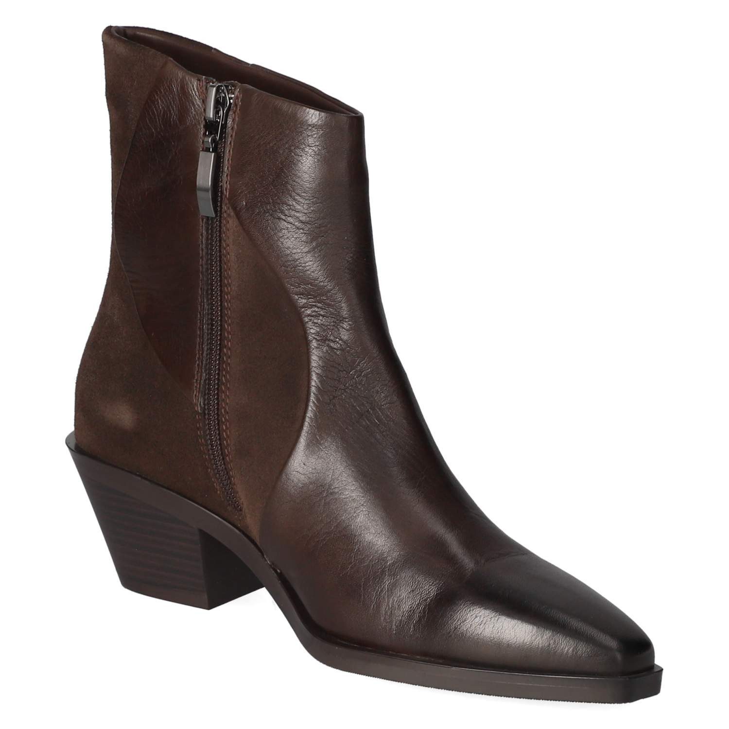 Kaerlek Kaerlek Klassische Stiefeletten Helly 01 TDM Damen Leder brown Westernstiefel – Bild 5 von 5
