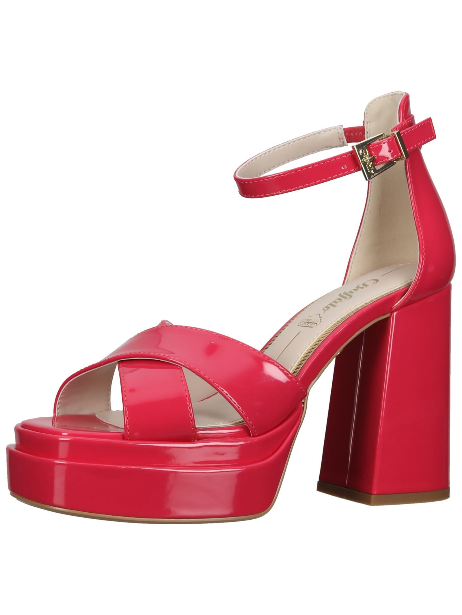 Sandalen Lederimitat . High-Heel-Sandalette