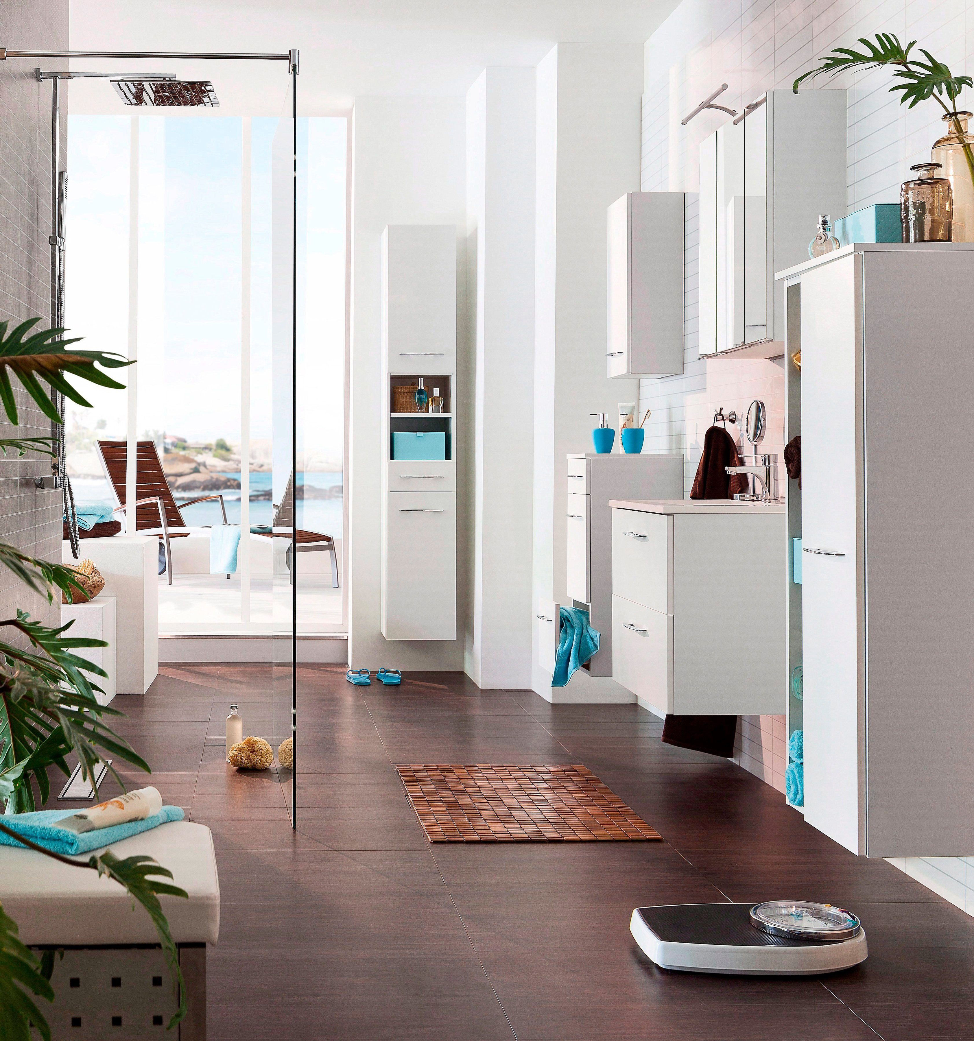 welltime Spiegelschrank Portofino mit LED-Beleuchtung
