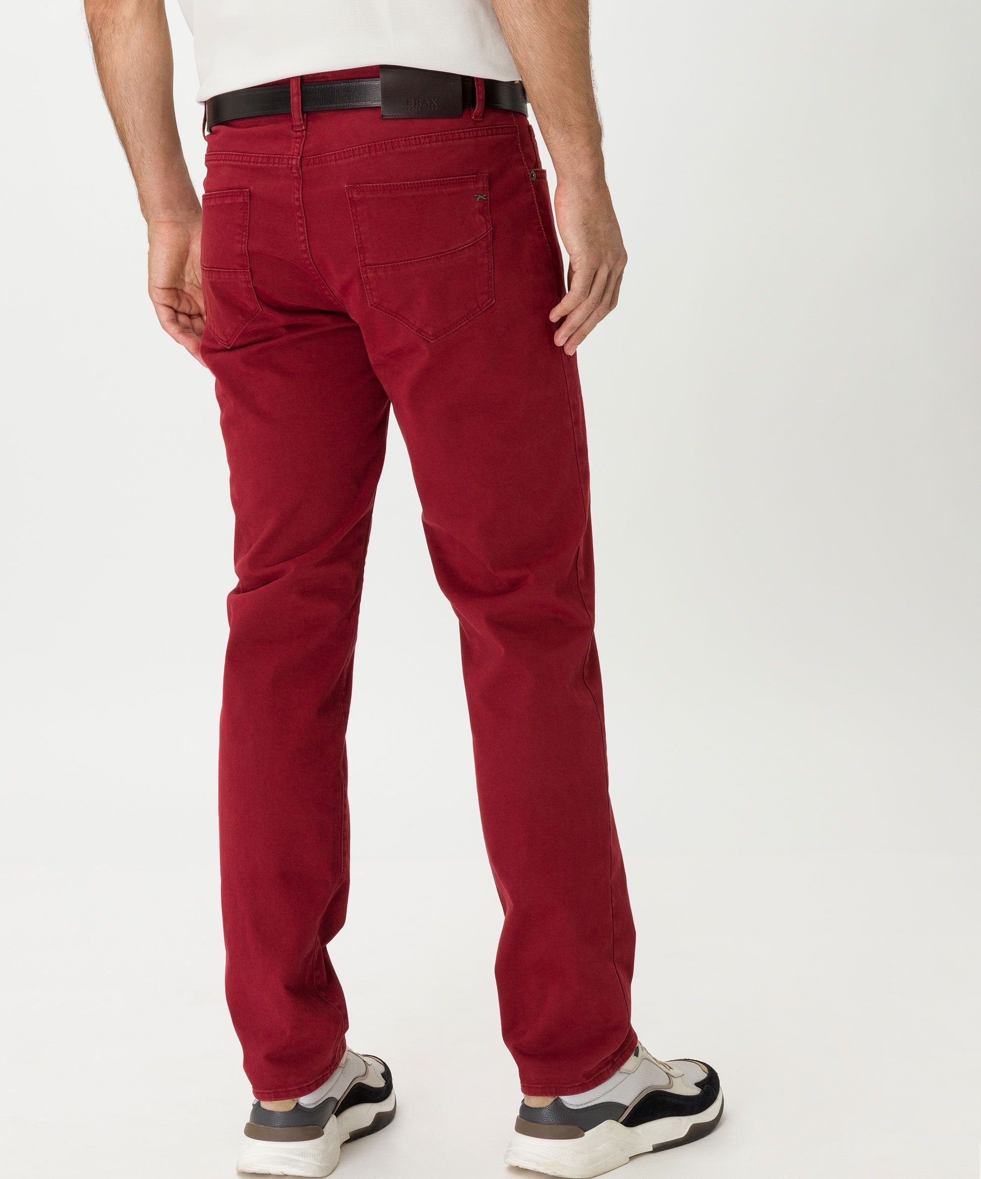 5-Pocket-Jeans Brax red burned