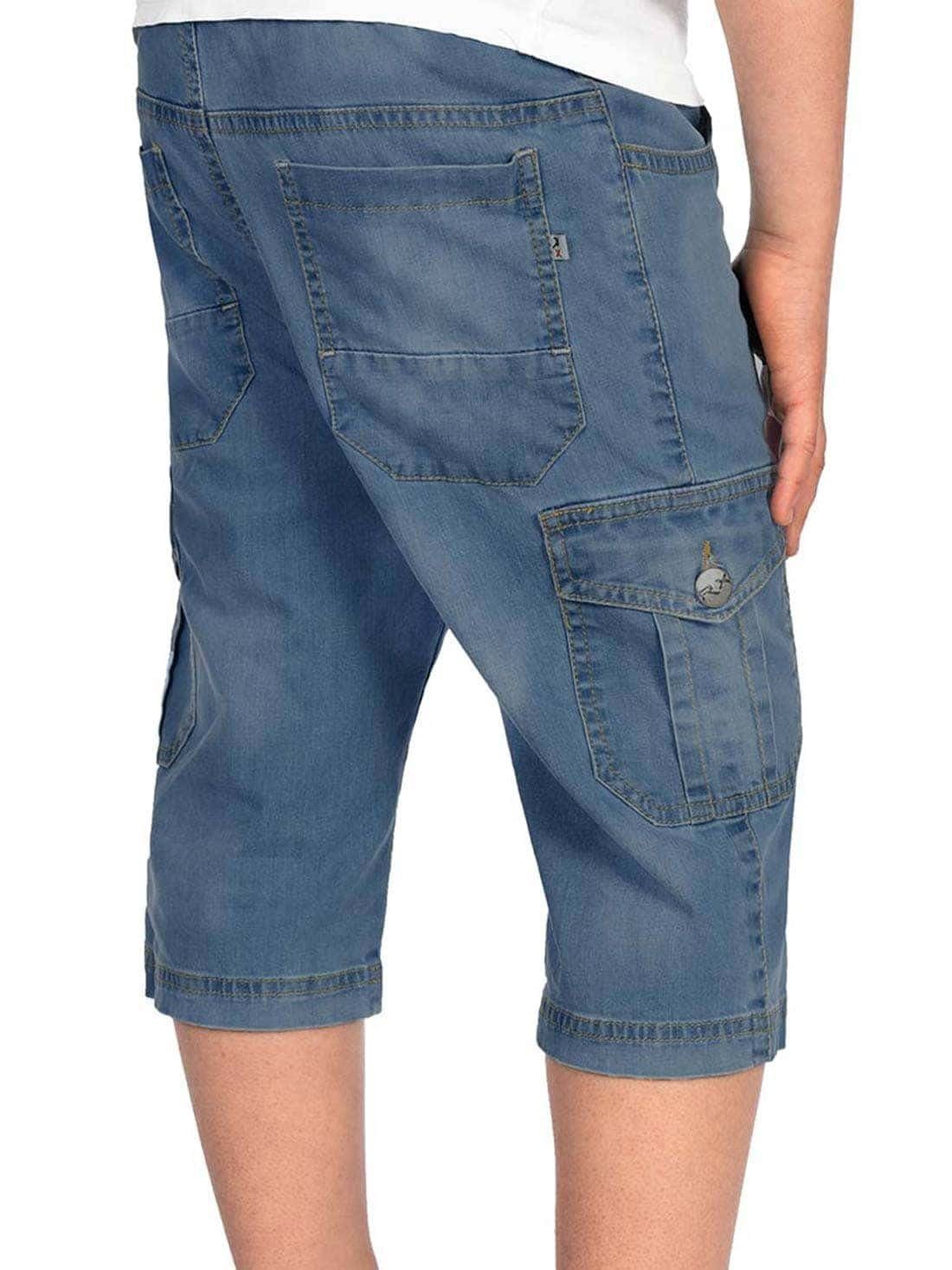 Kinder Jeans Navy Cargoshorts Shorts (1-tlg) BEZLIT Cagro Jungen
