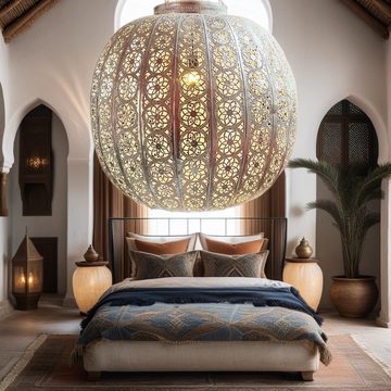 Marrakesch Orient & Mediterran Interior Deckenleuchte Marokkanische XXL Hängeleuchte Pendelleuchte Deckenlampe, ohne Leuchtmittel, Handarbeit
