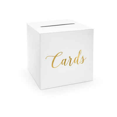 partydeco Geschenkbox Umschlagsschachtel 'Cards', für Hochzeiten, Geburtstage und Jubiläen