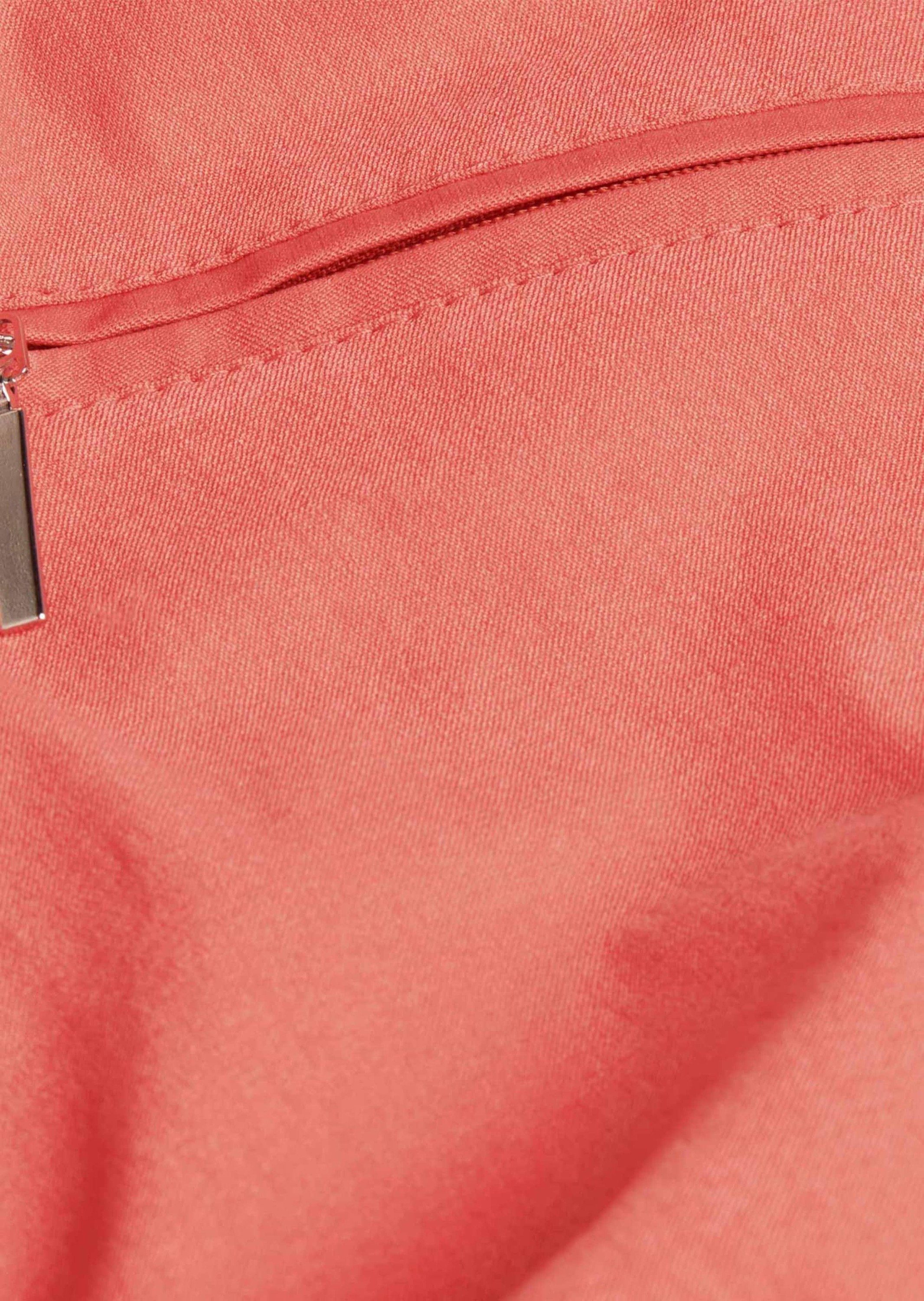 GOLDNER Stoffhose Kurzgröße: Schlupfhose LOUISA mit Steppnähten Komfortable Stretchhose, Slim Fit, mit Taschen