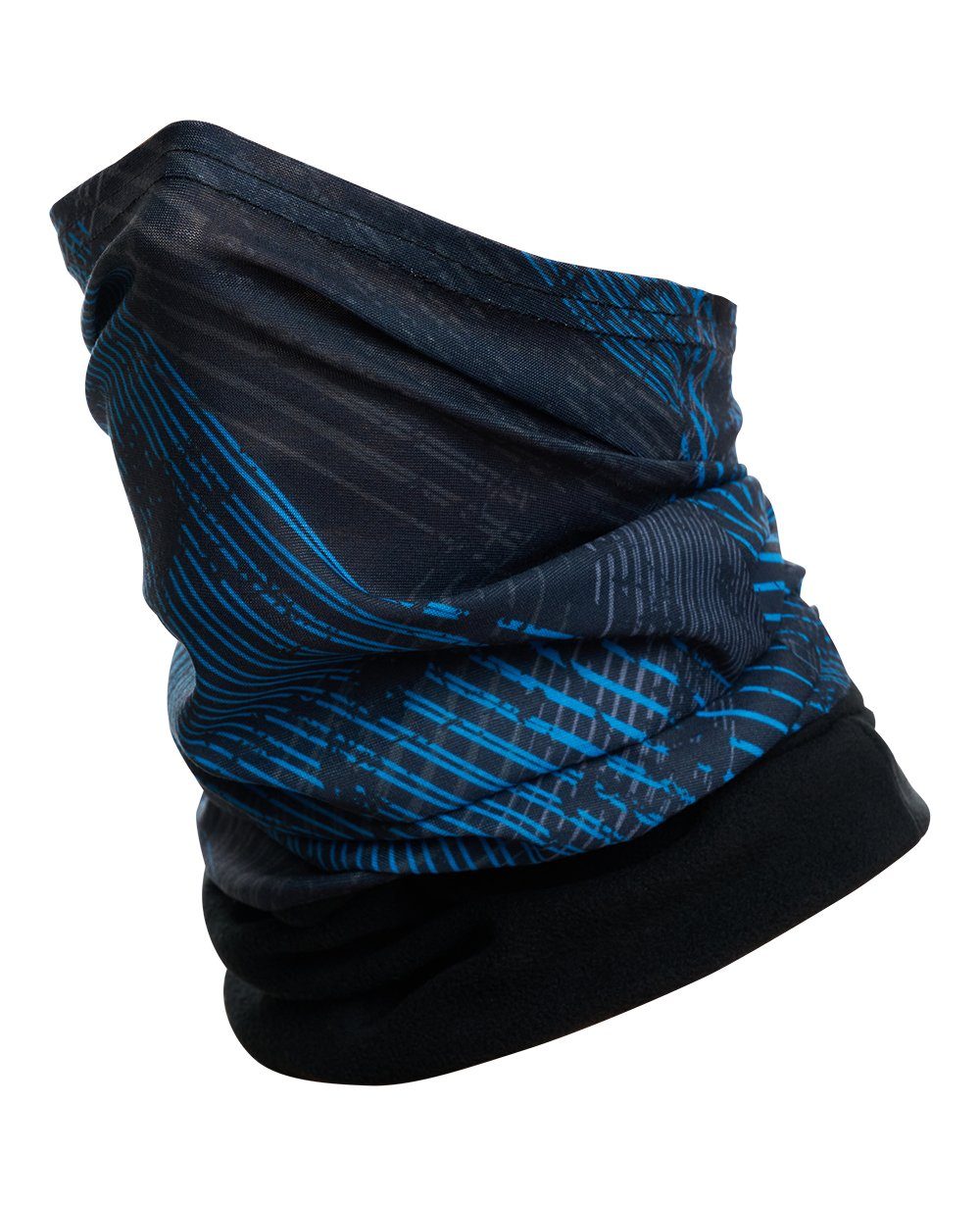 Hilltop Fleeceschal Polar Halstuch, Kopftuch, schwarz Schal mit Schlauchschal, Fleece blau