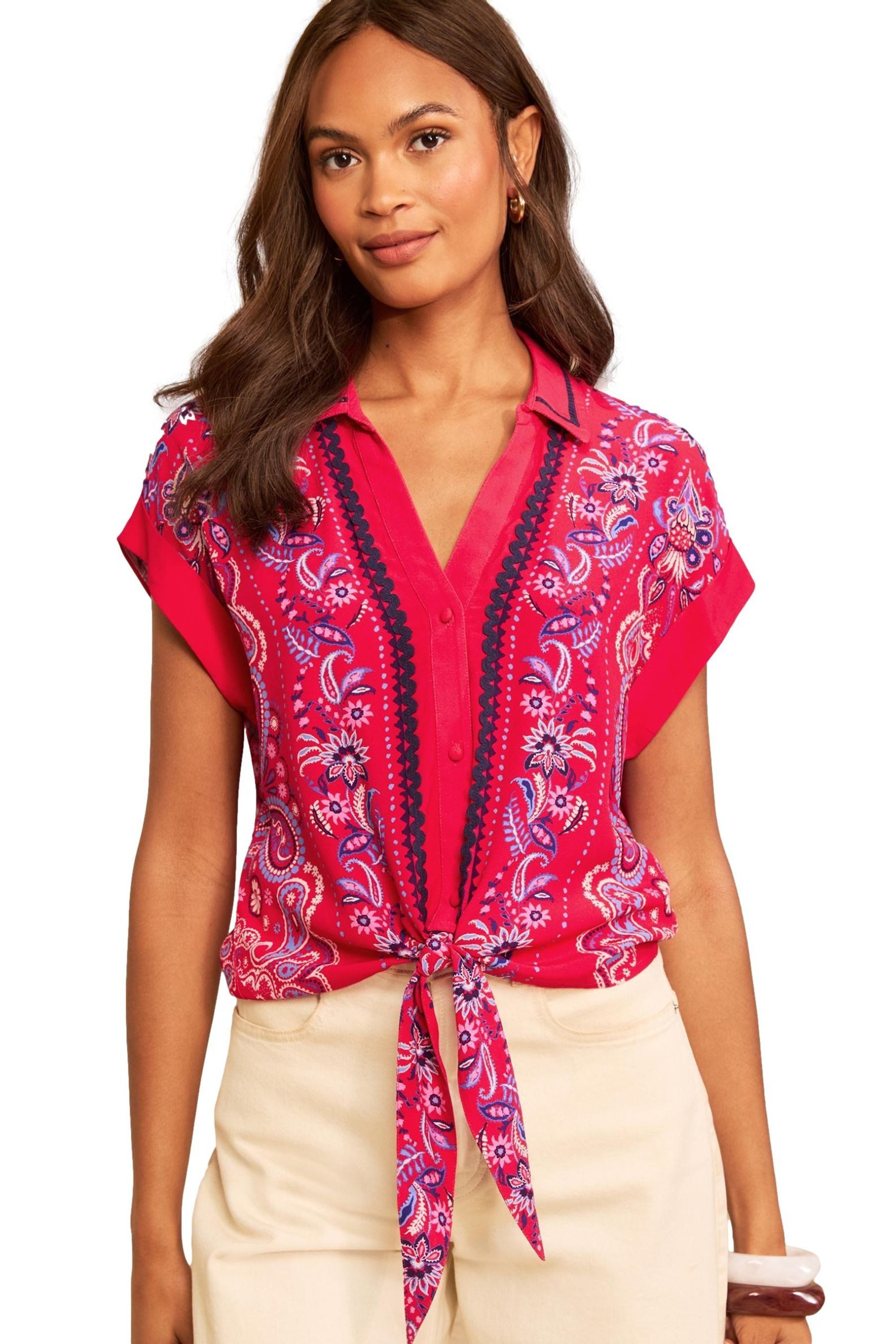 Love & Roses Hemdbluse Love & Roses Hemd mit Krempelärmeln, Regular (1-tlg)