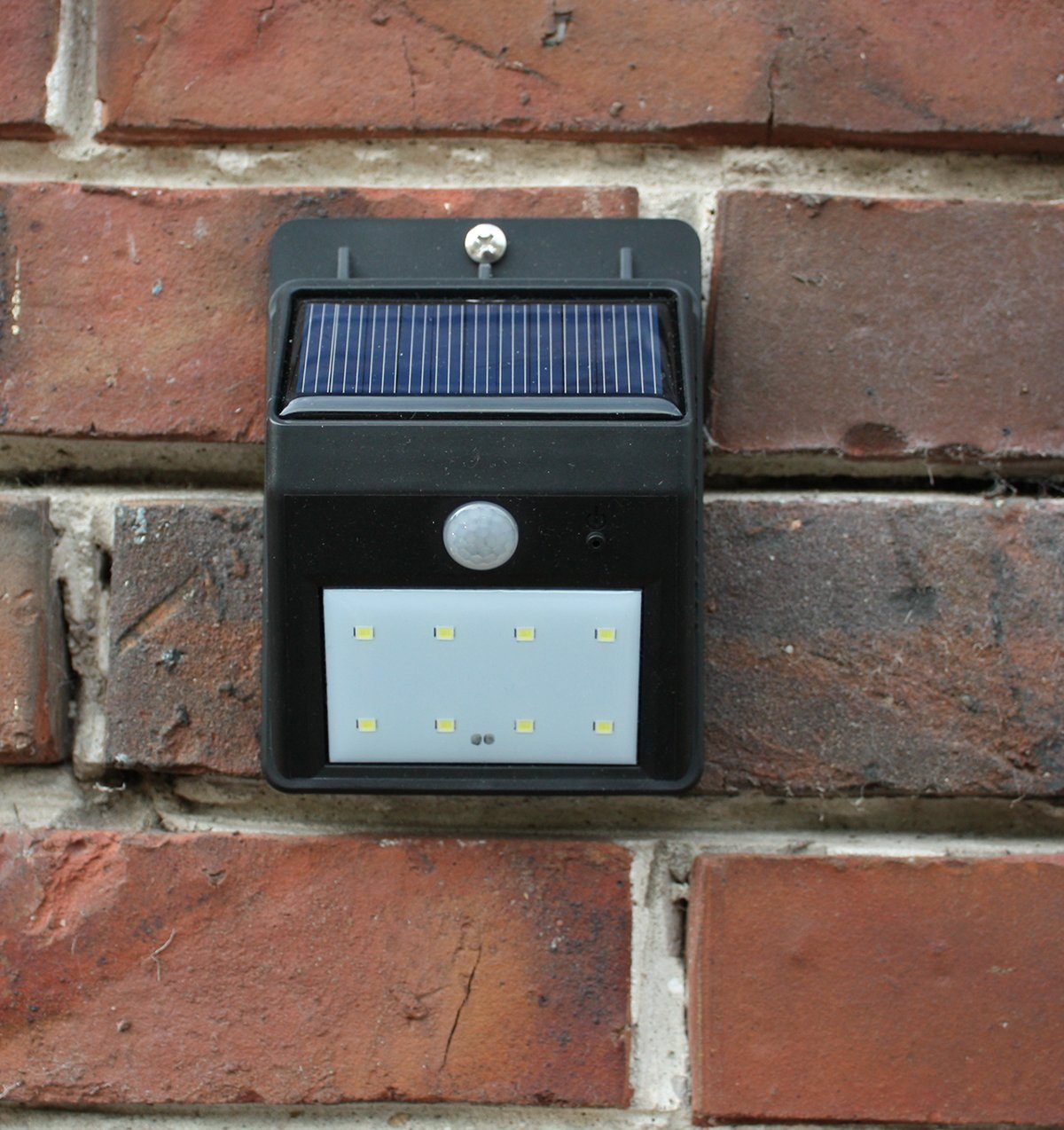 Fachhandel Plus Dachrinnenleuchte LED LED IF-Bewegungsmelder, mit Solar Strahler Bewegungsmelder