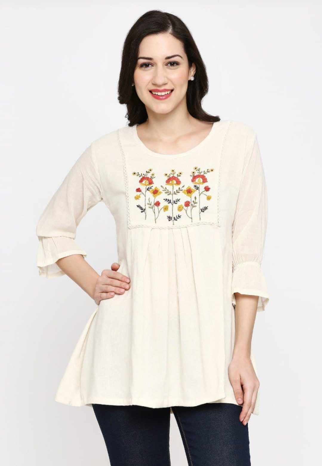 PfauGermany Blusentop Marigold