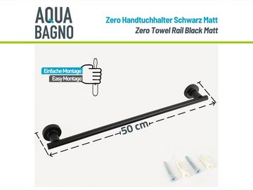 Aqua Bagno Handtuchhalter Aqua Bagno ZERO Handtuchhalter zur Wandmontage