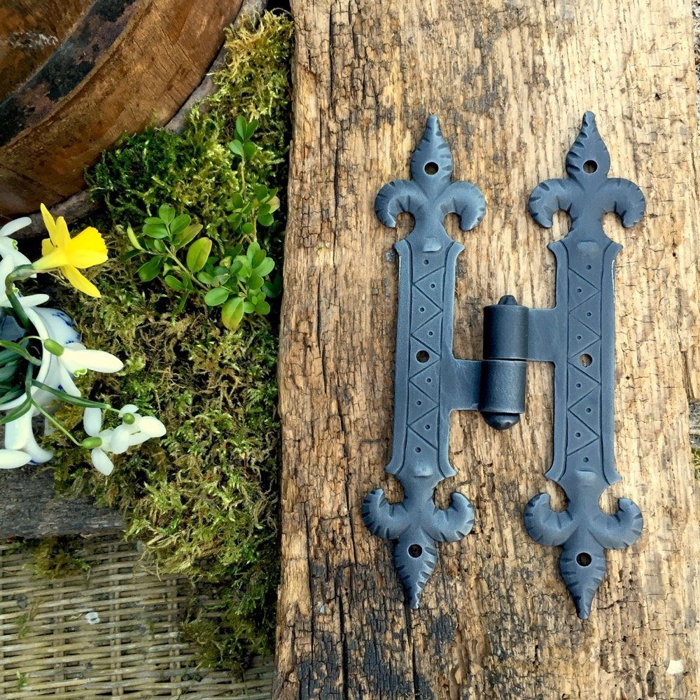 Torbeschlag Kreuzgehänge Tor, T-Band Scharnier, Antik-Fensterladen Kreuzbänder