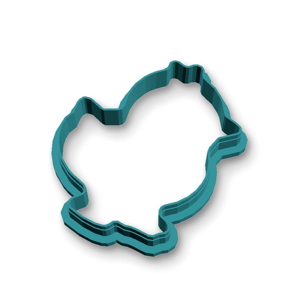 Ausstechform, Kunststoff, (Einzelteil, 1-St), Küken, PETG, 73 mm