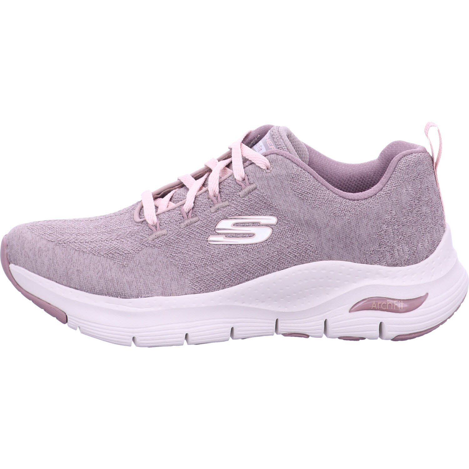 Skechers ARCH FIT - dark COMFY Sneaker (2-tlg) WAVE taupe