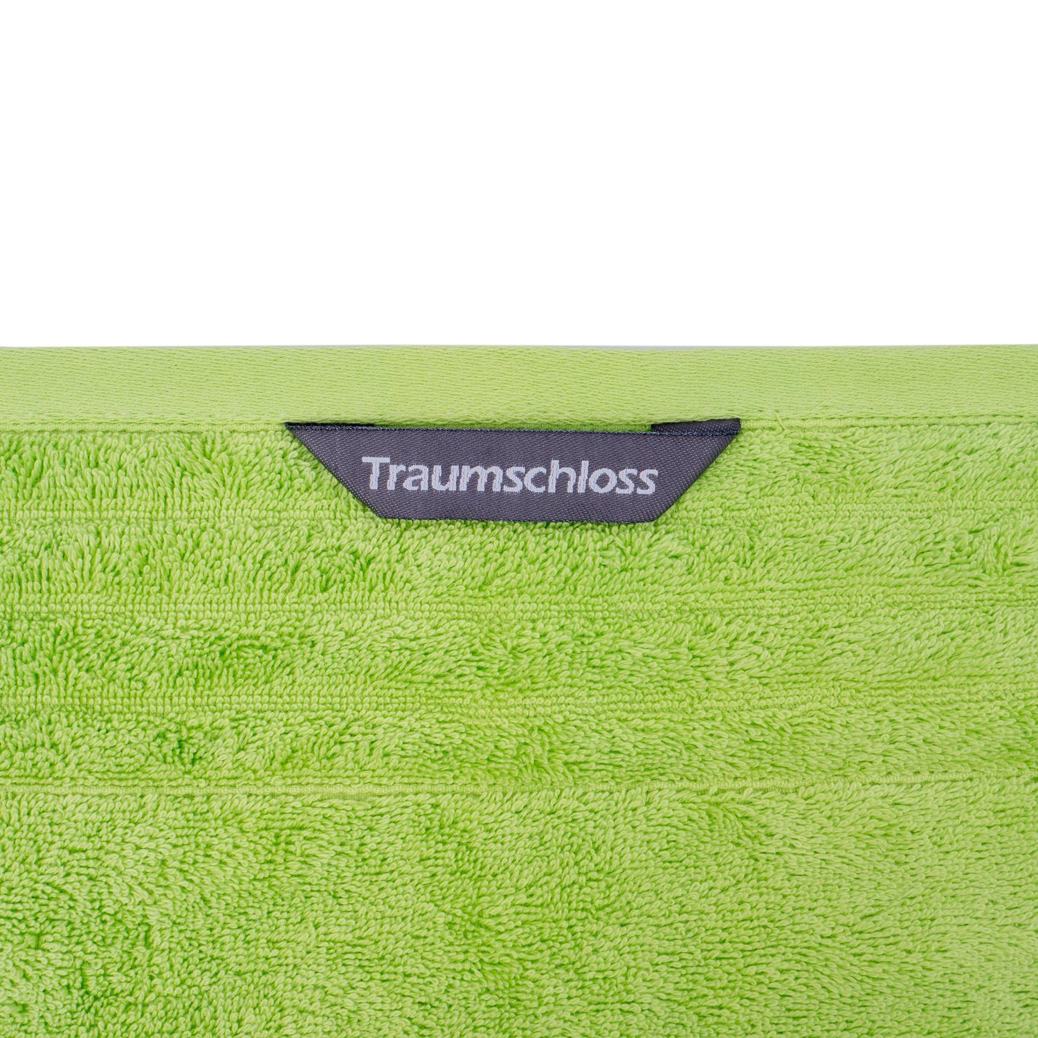 Premium-Line, 100% amerikanische Frottier (1-St), Traumschloss grün Badetuch 600g/m² mit Baumwolle Supima