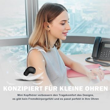 Xmenha Kleine und leichte Mini In-Ear-Kopfhörer (Premium-Klangqualität für ein immersives Hörerlebnis, unterstützt durch unseren zuverlässigen Kundenservice, der innerhalb von 24 Stunden für Sie da ist., ungestörten Hörgenuss und klare Anrufe Genießen Sie hochwertigen Sound)