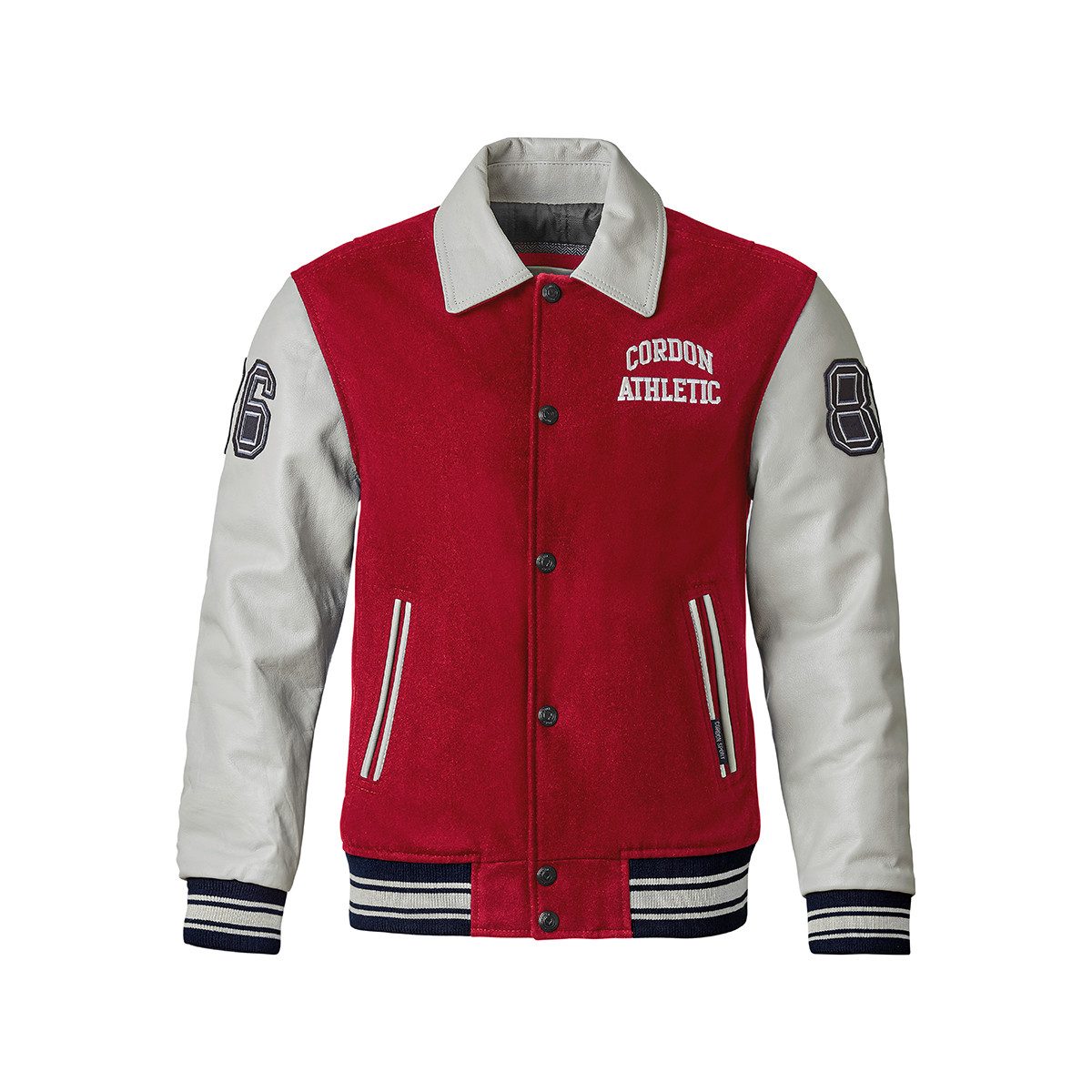 Cordon Sport Lederjacke Bronx Mit Kragen günstig online kaufen
