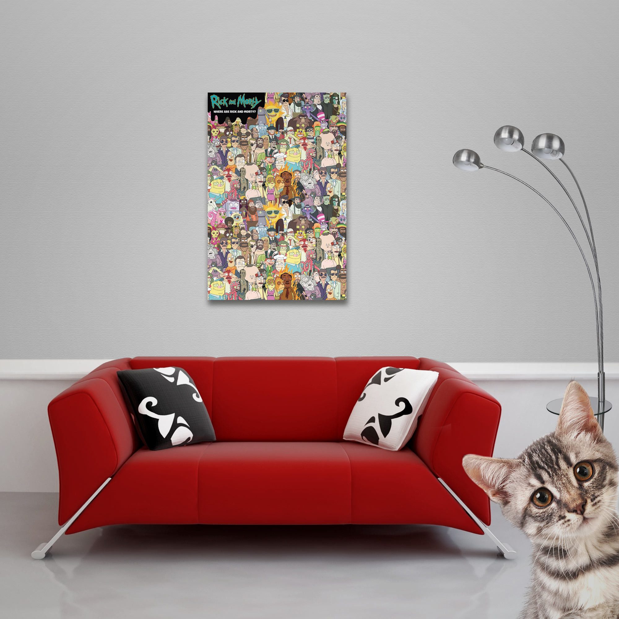Poster Rick & Morty - Poster - Where's Rick