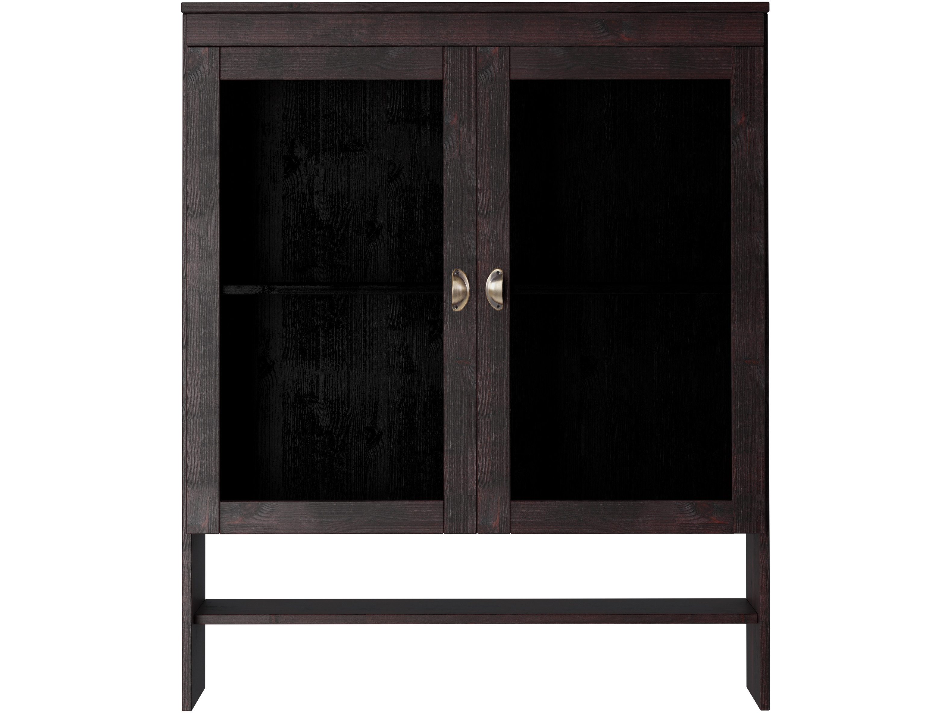 loft24 Buffetaufsatz Tyler, aus FSC®-zertifizierter Kiefer mit Glastüren, Breite 100 cm