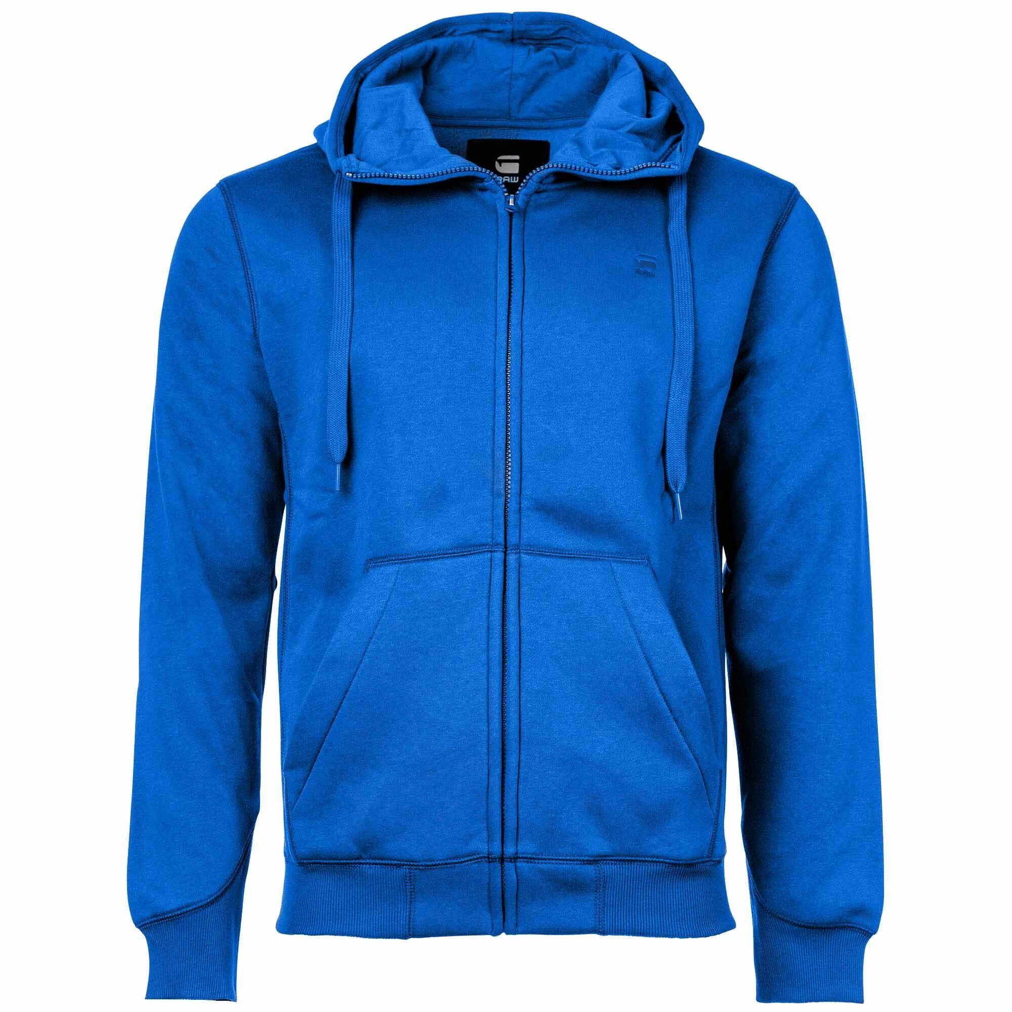 G-Star RAW Sweatshirt Herren Sweat-Jacke - Premium Core, Loungewear Blau (Lapis Blue)