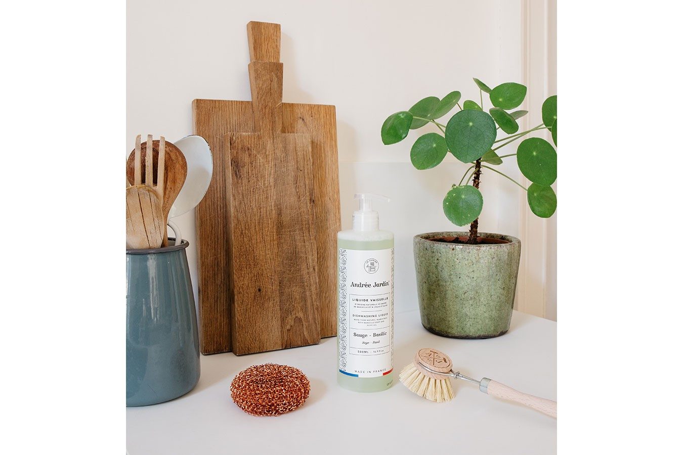 Andrée Jardin Kochbesteck-Set Liquid Spülmittel Sage Basil 500ml