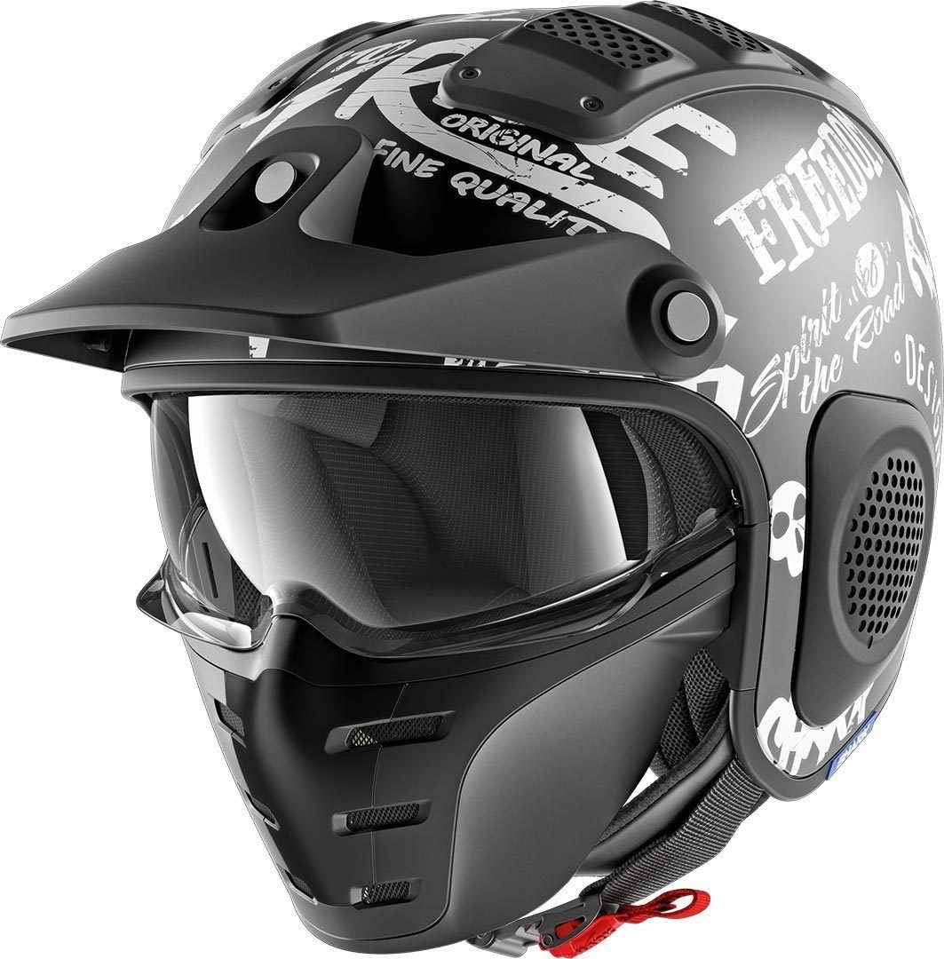 Motorradhelm X-Drak Freestyle Cup Mat Jethelm