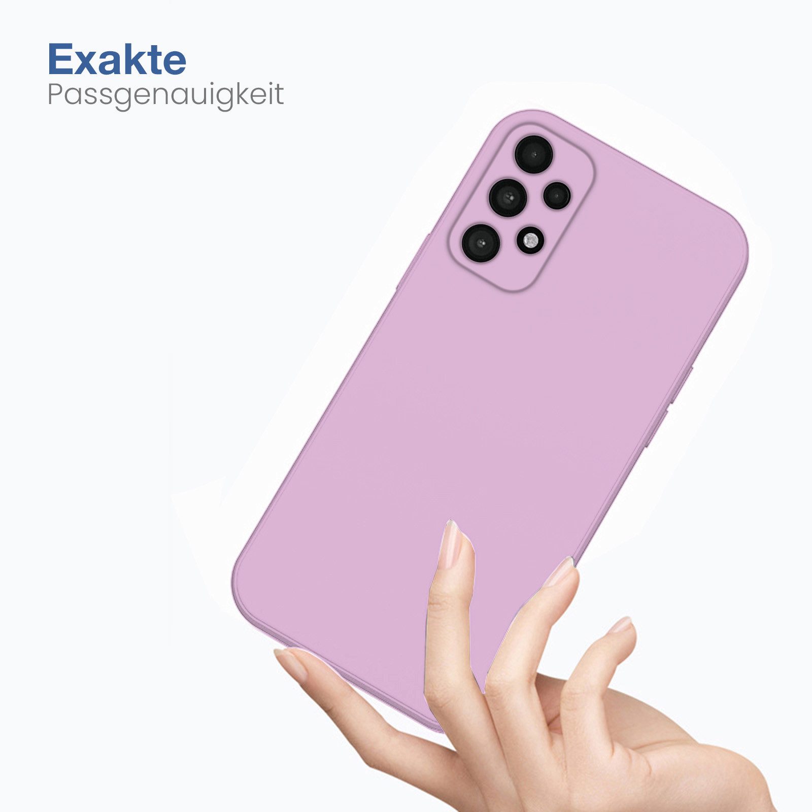 Tec-Expert Handyhülle SoftGrip Cover Hülle für Samsung Galaxy A52s 5G, Handy Case Bumper integrierter Kameraschutz flexibel – Bild 5 von 5