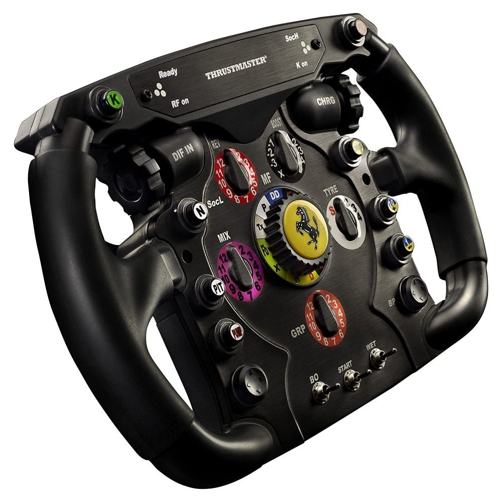 Thrustmaster Ferrari F1 Wheel AddOn Controller, Gebürstete „Push & Pull”  Gangschalthebel aus Metall im echten F1-Stil