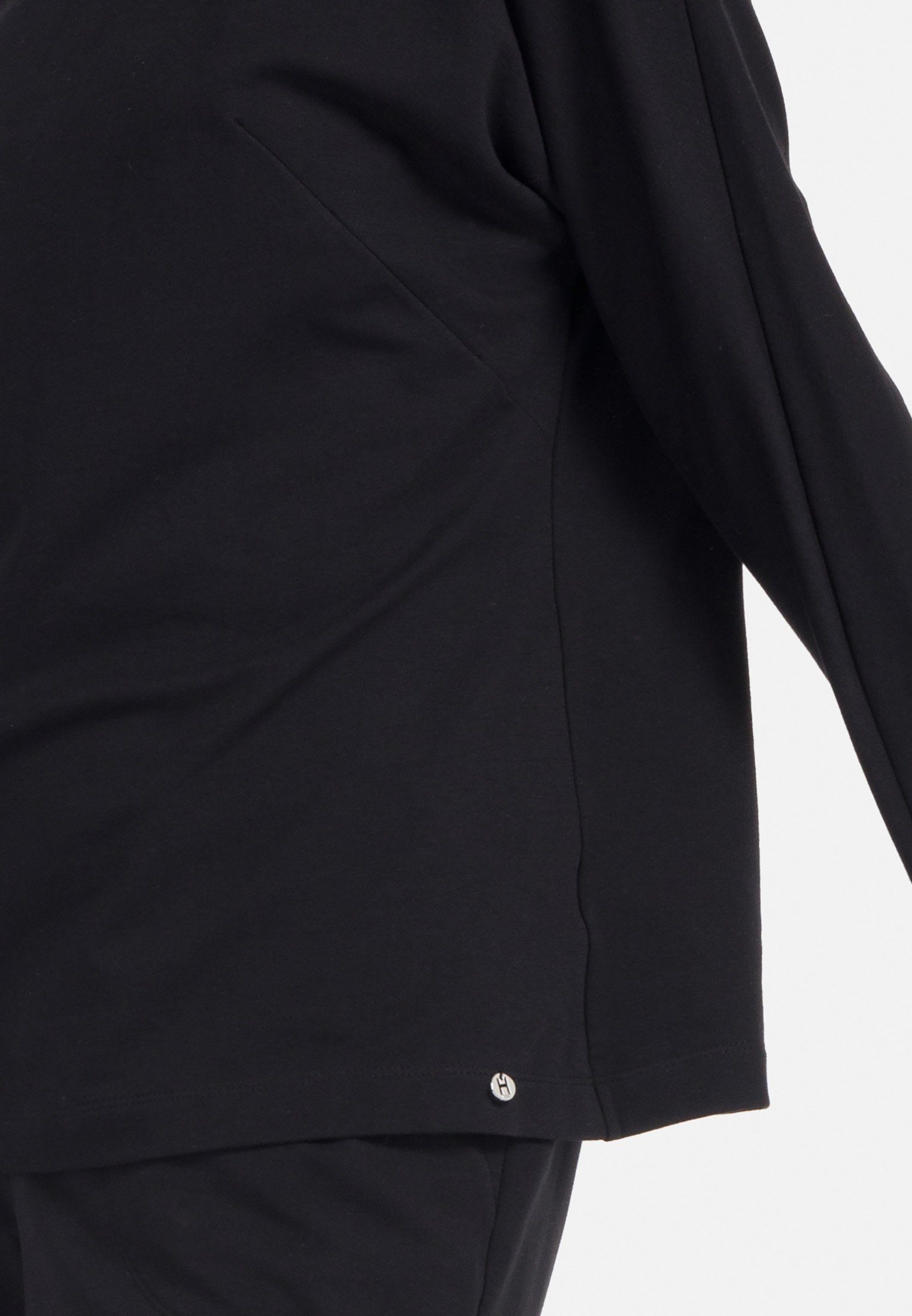 HELMIDGE Sweatshirt Longsweatshirt schwarz